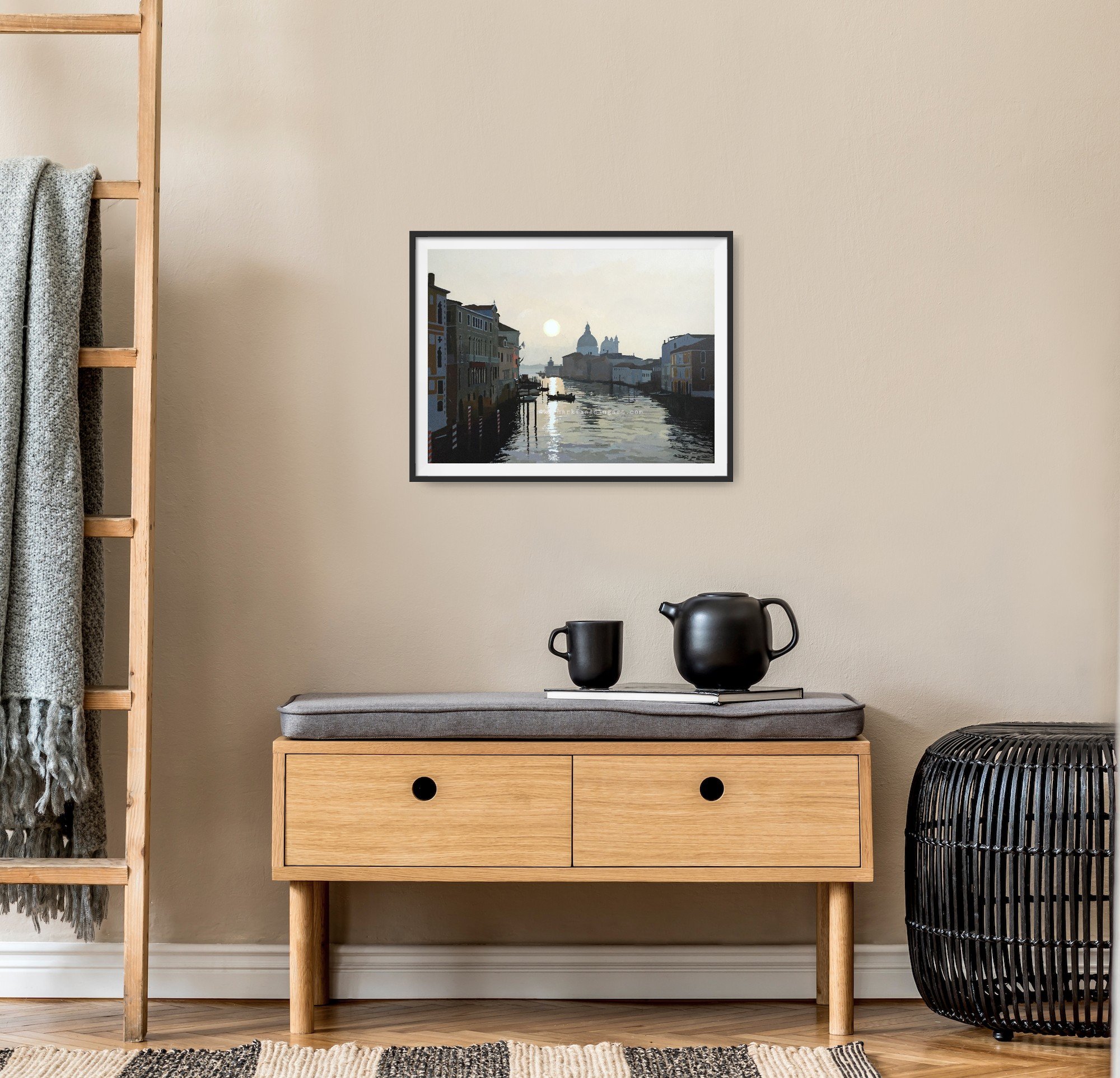 Sunrise in Venice art print on display.jpg