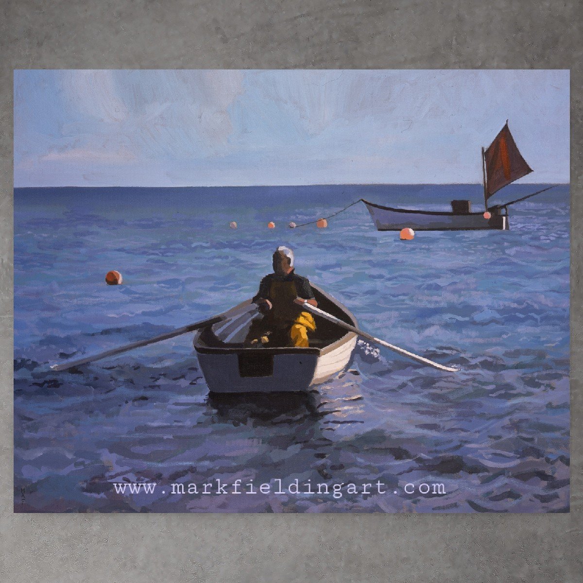 Fisherman in a rowing boat print .jpg