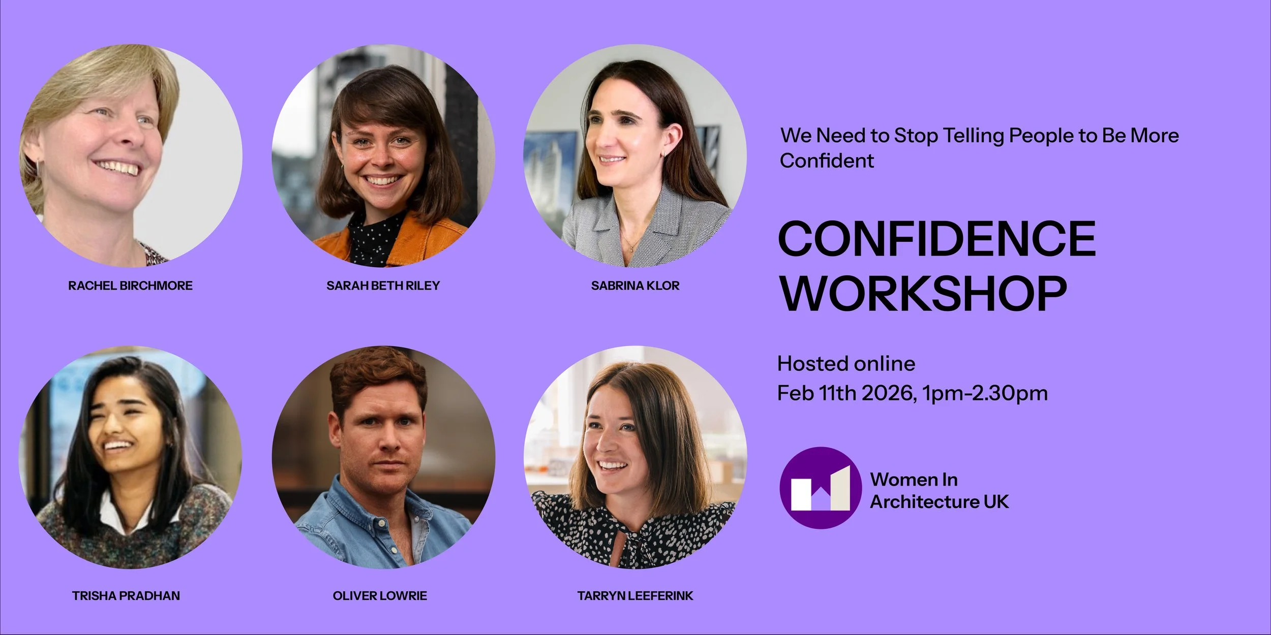 WIA Mentoring Programme 2026 - Confidence Workshop