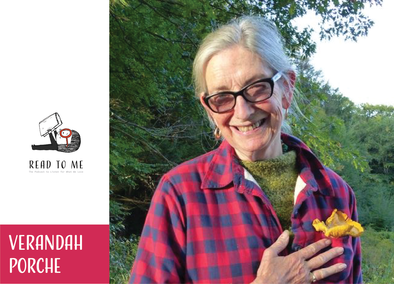 Verandah Porche is, gosh, a supernova? A galaxy of poems? Go here to read more poems, see her collaborations ( this one is my favorite), and learn about her work as a traveling poet. SUDDEN EDEN is her most recent book. Read it. Your soul will be happy.