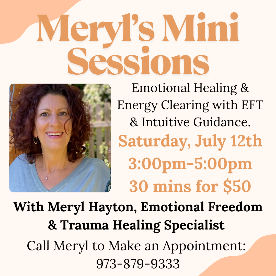 Meryl’s Mini Healing and Clearing Sessions