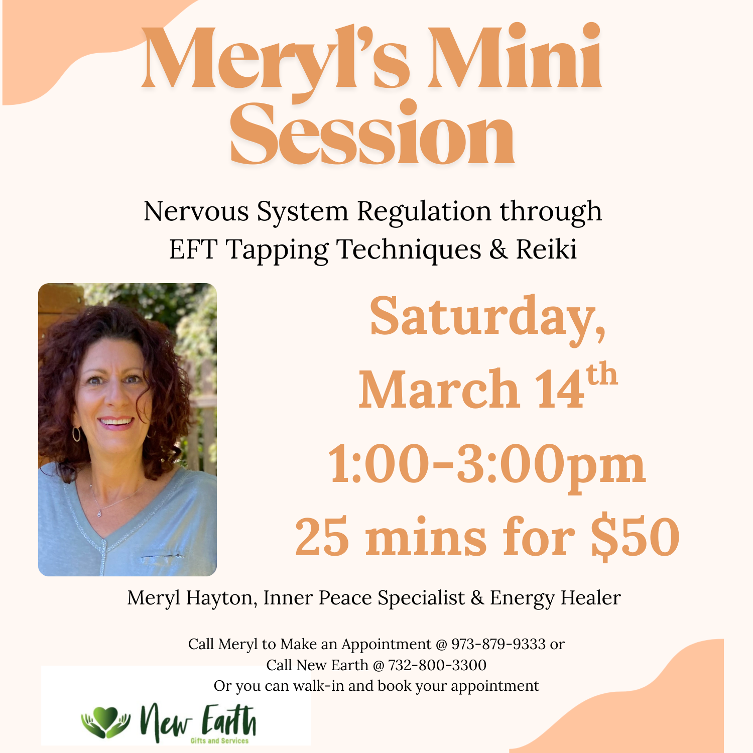 Walk-In with Meryl - EFT Tapping and Reiki
