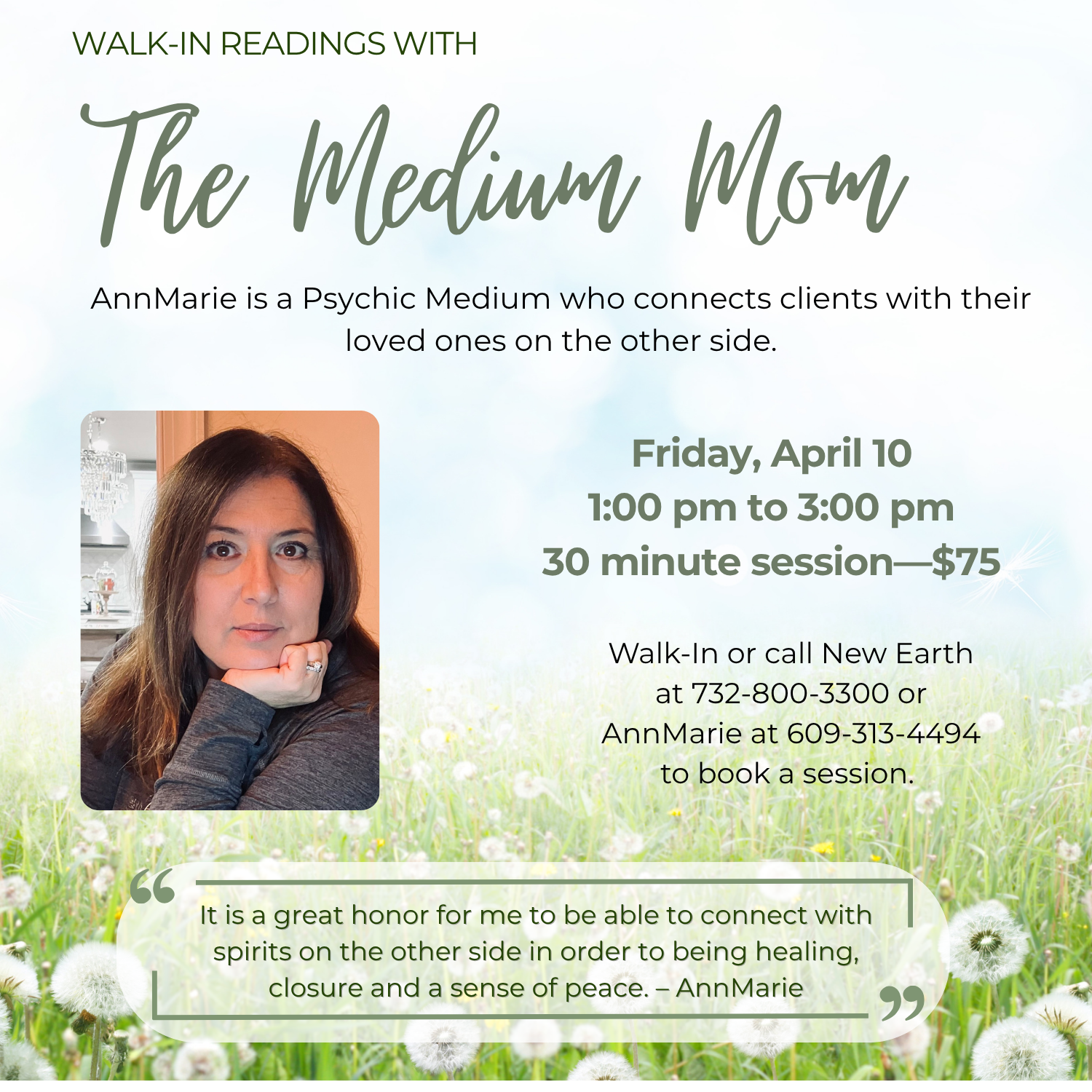 Walk-In with The Medium Mom