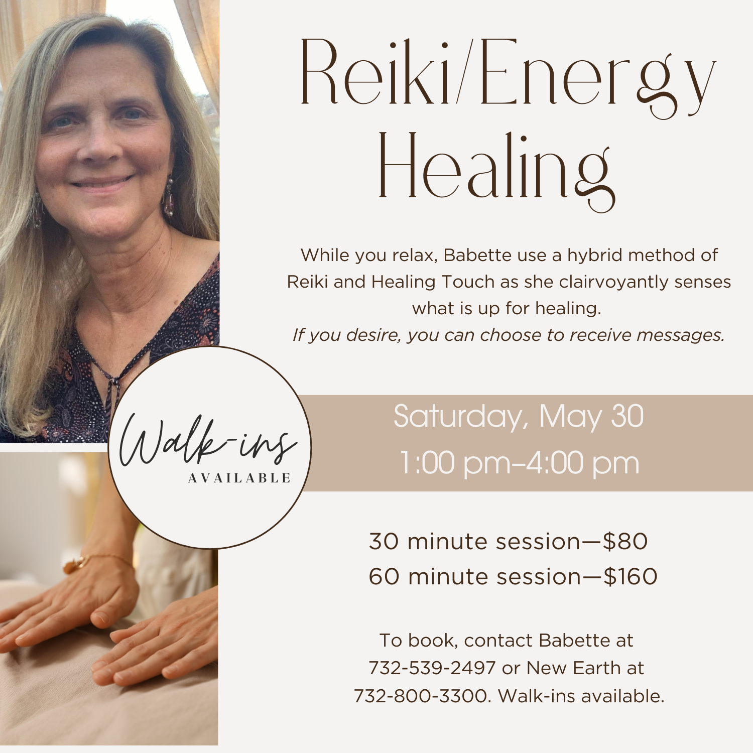 Walk-In Reiki and Energy Healing