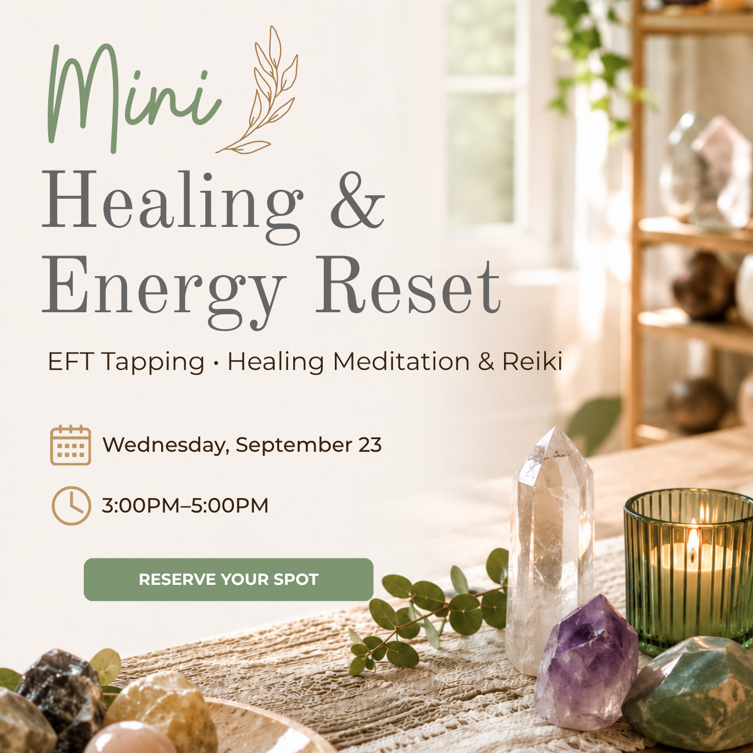 Mini Healing & Energy Reset with Meryl