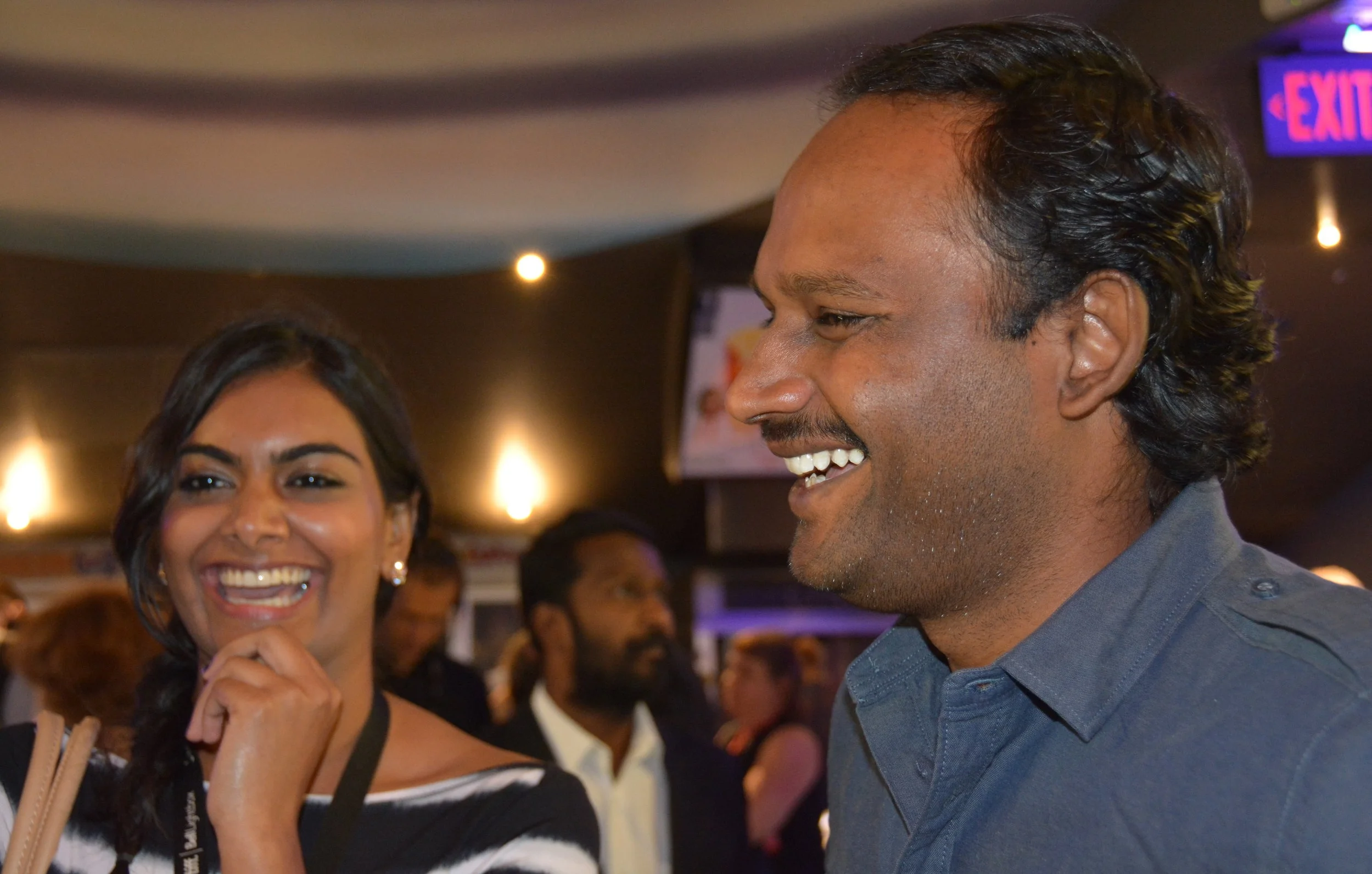 with dir. M. MANIKANDAN at TIFF 2014