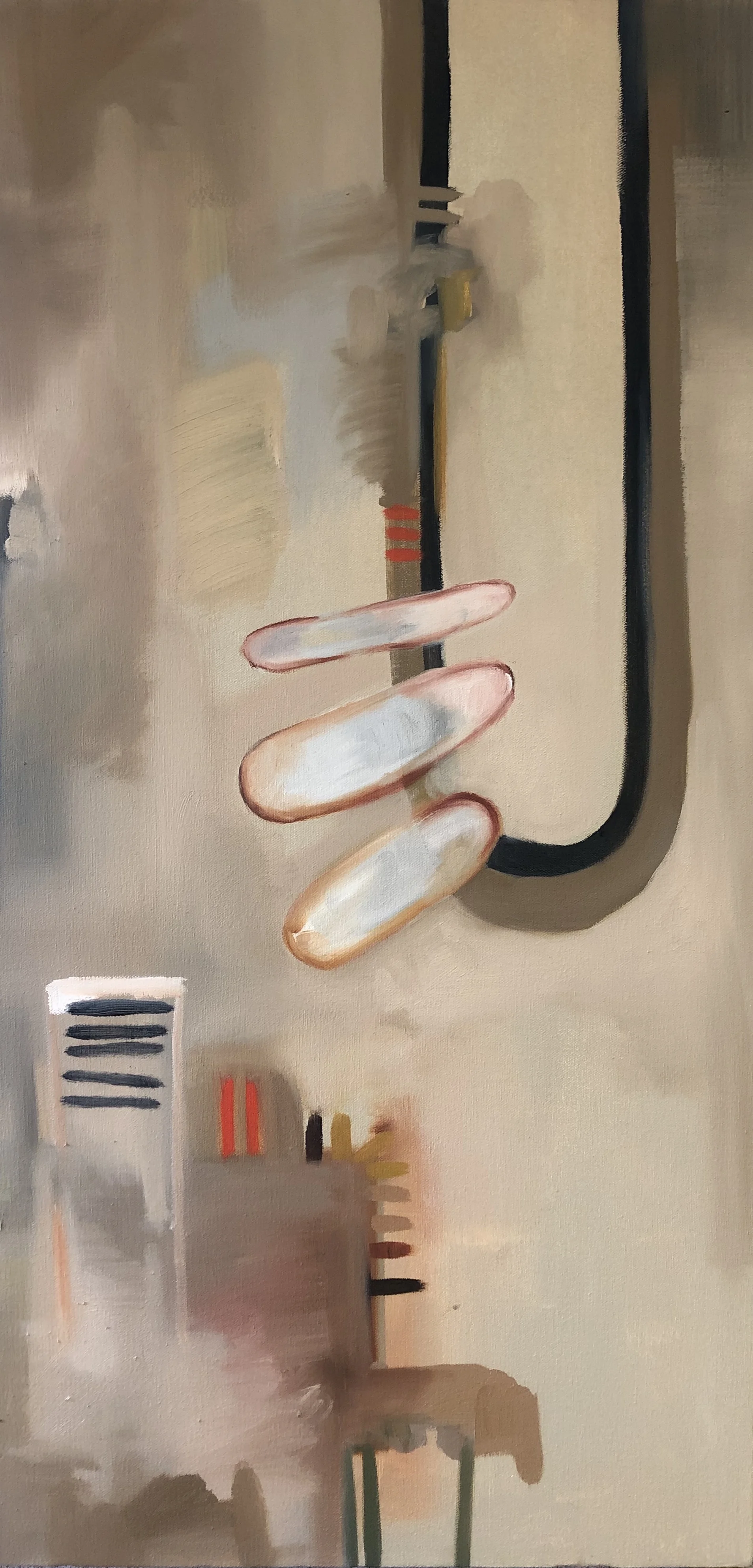 Recluse, 2019. Oil on canvas. 30 x 15 in. $632