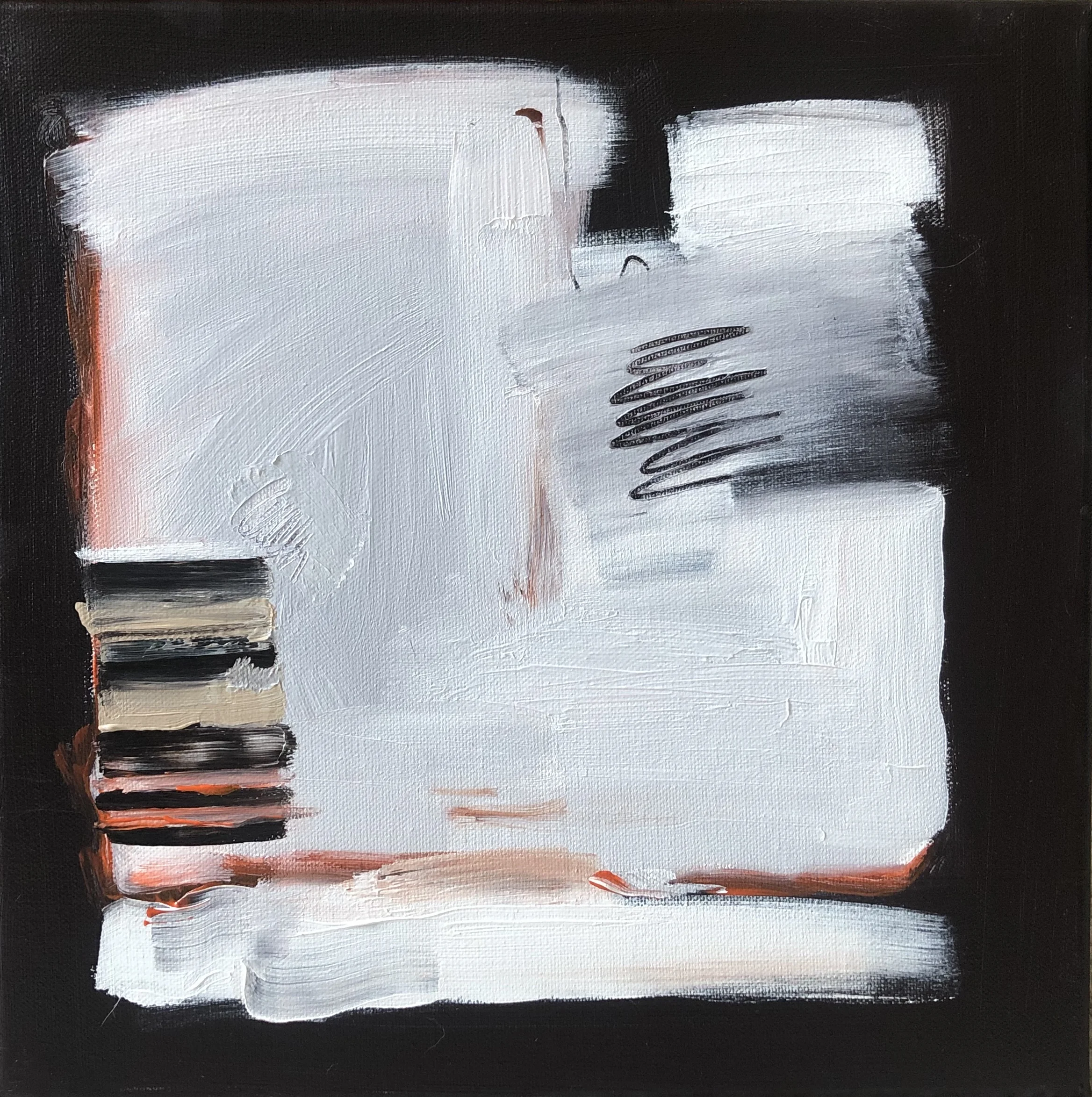 Ephemeral State I.I, 2019. 12 x 12 in. Acrylic on Canvas. $120