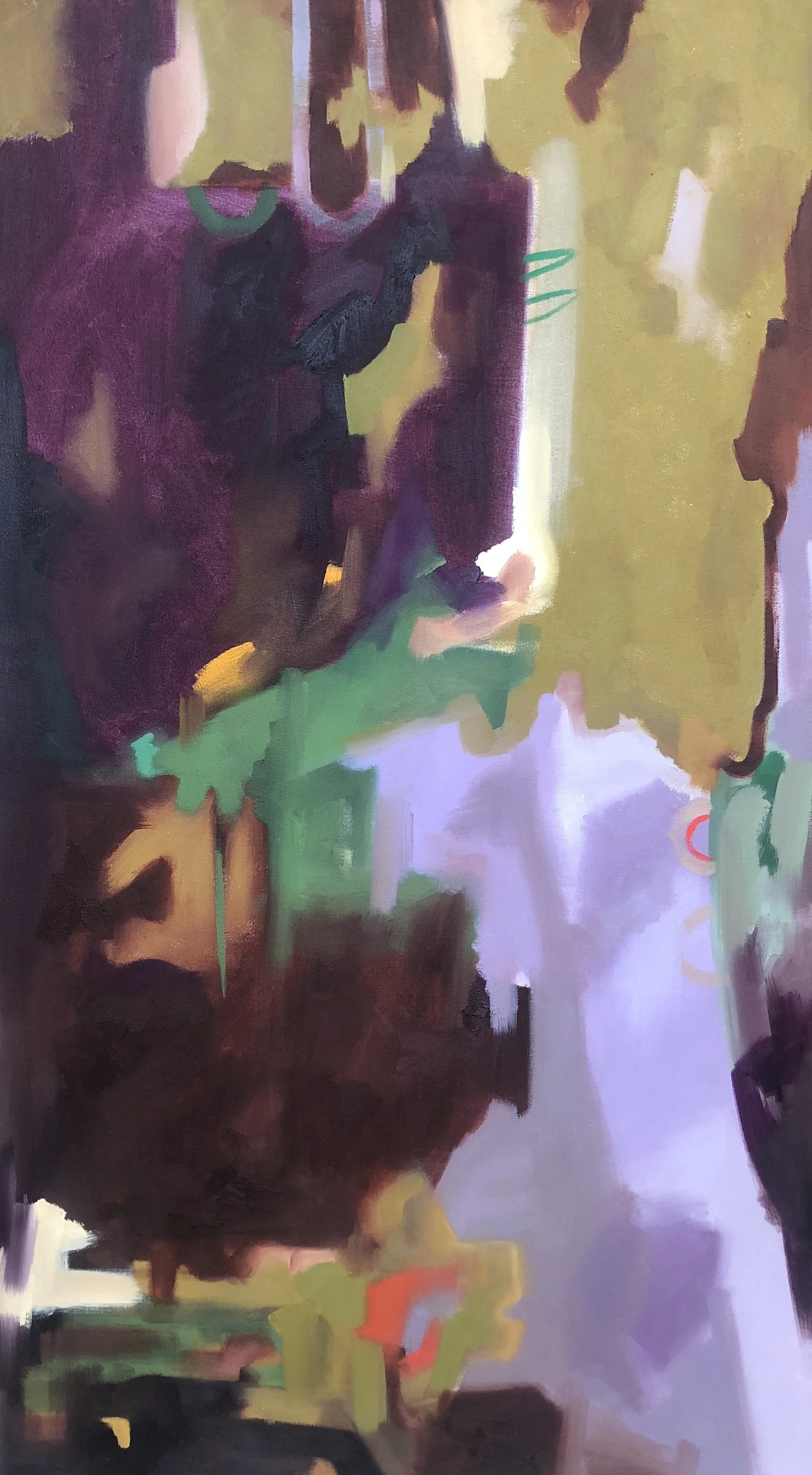 Untitled, 2018. 25 1/2 x 46 1/2 in. Oil on Canvas. NFS