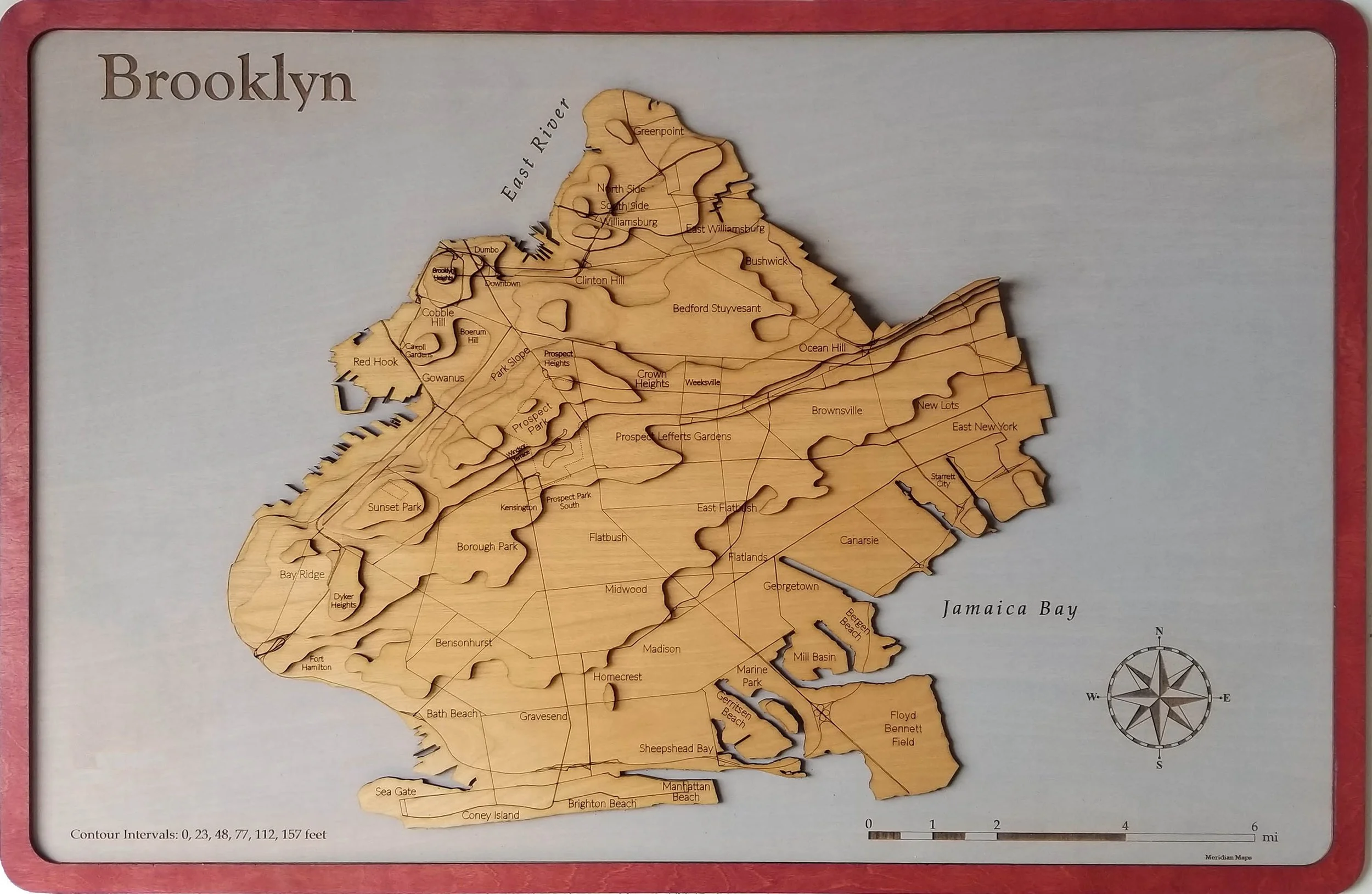 Brooklyn Wood Map — Meridian Maps