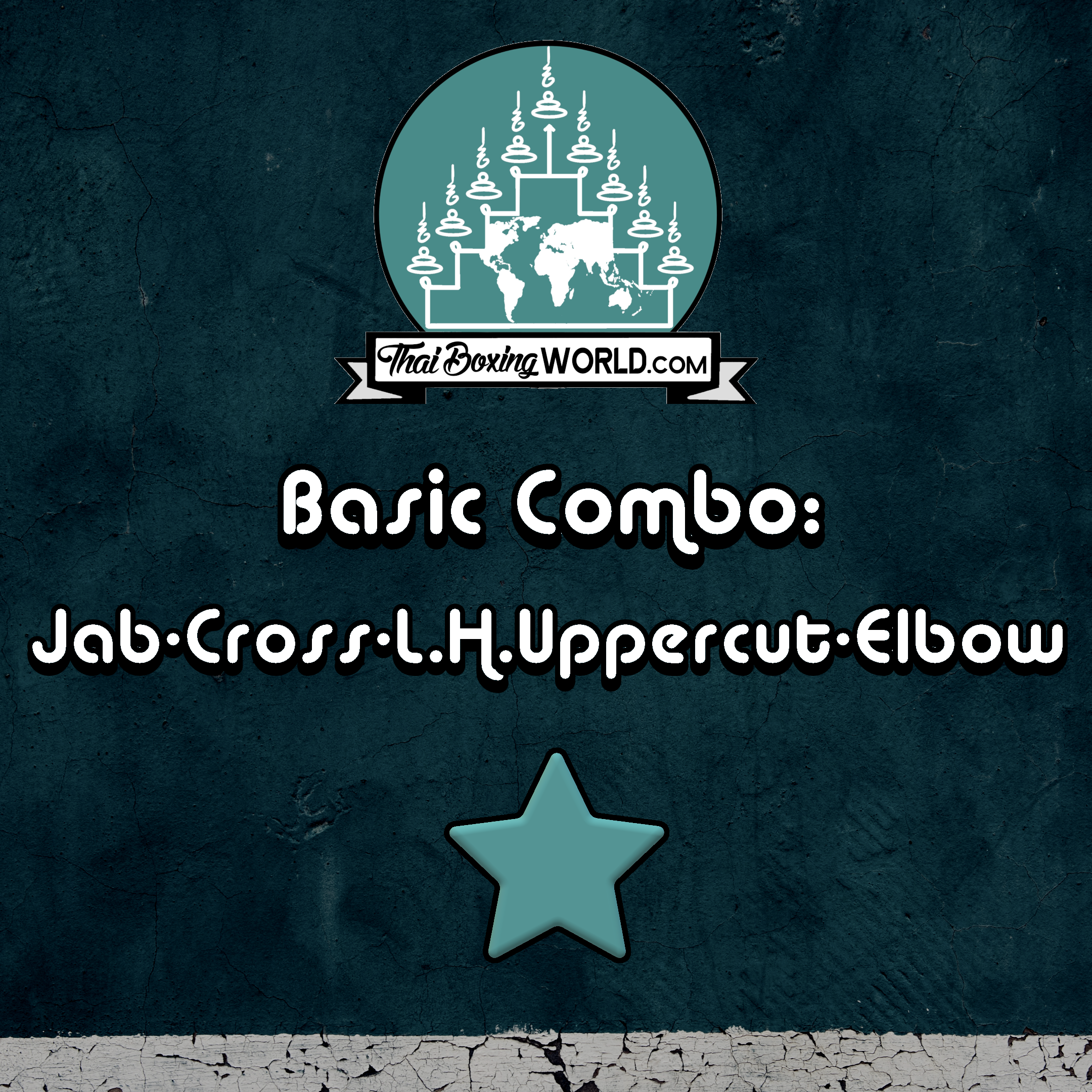 Basic Combo - Jab-Cross-Lead Hand Uppercut-Elbow