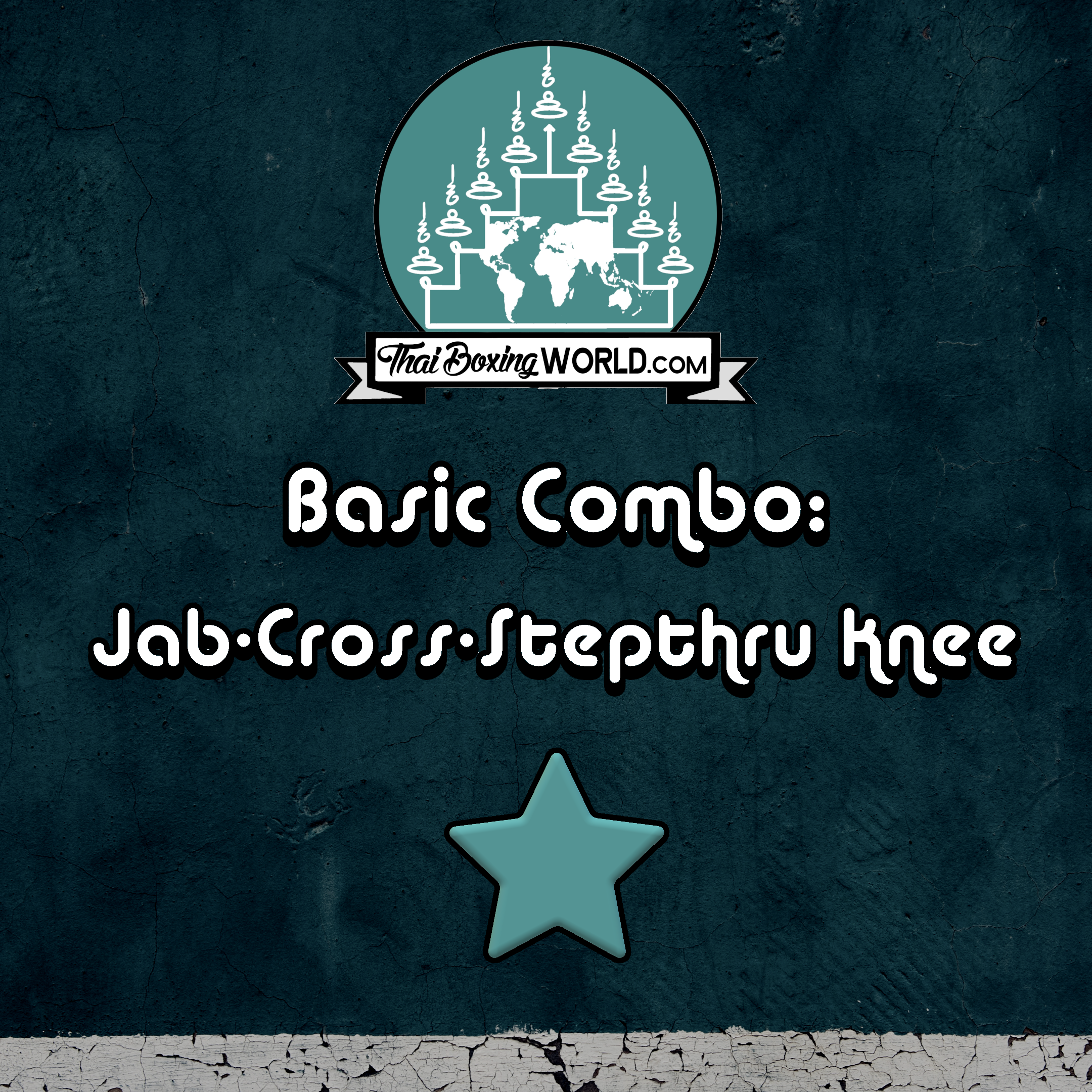 Basic Combo - Jab-Cross-Stepthru Knee