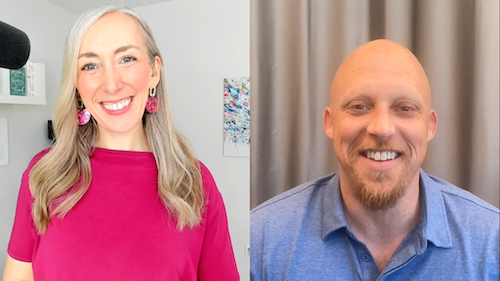 Brian Nelson-Palmer and Rachel Druckenmiller Smiling