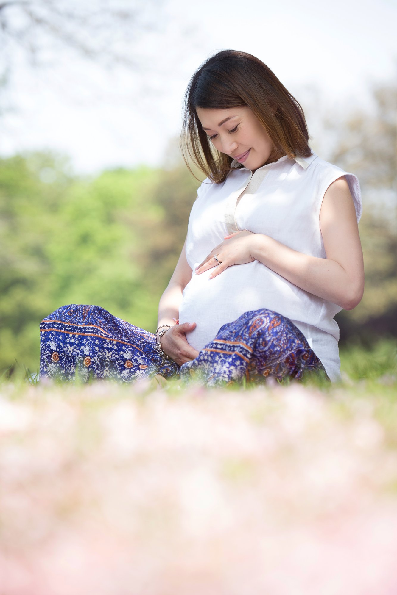 Pregnancy photoshoot London, Hyde Park