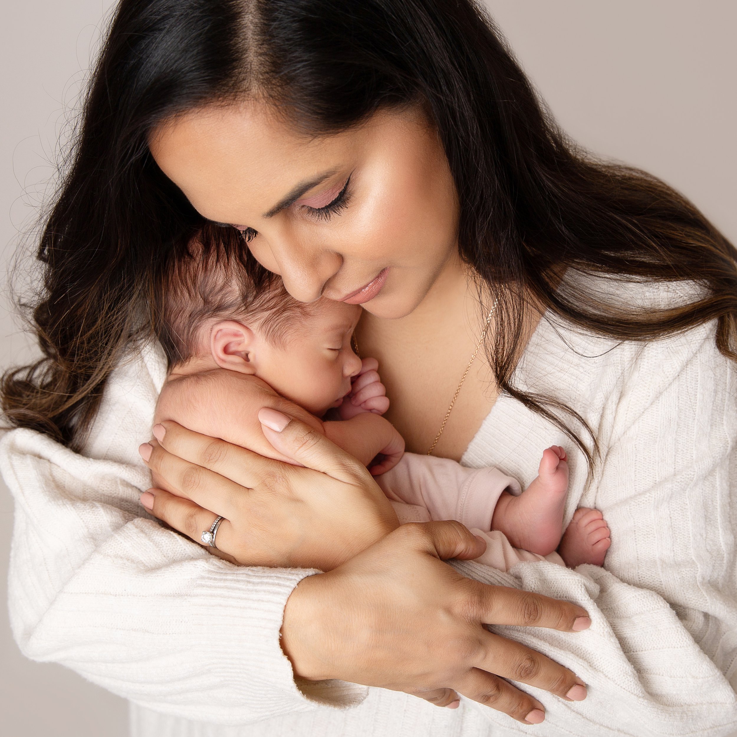 Tender mother and newborn photography, Beaconsfield