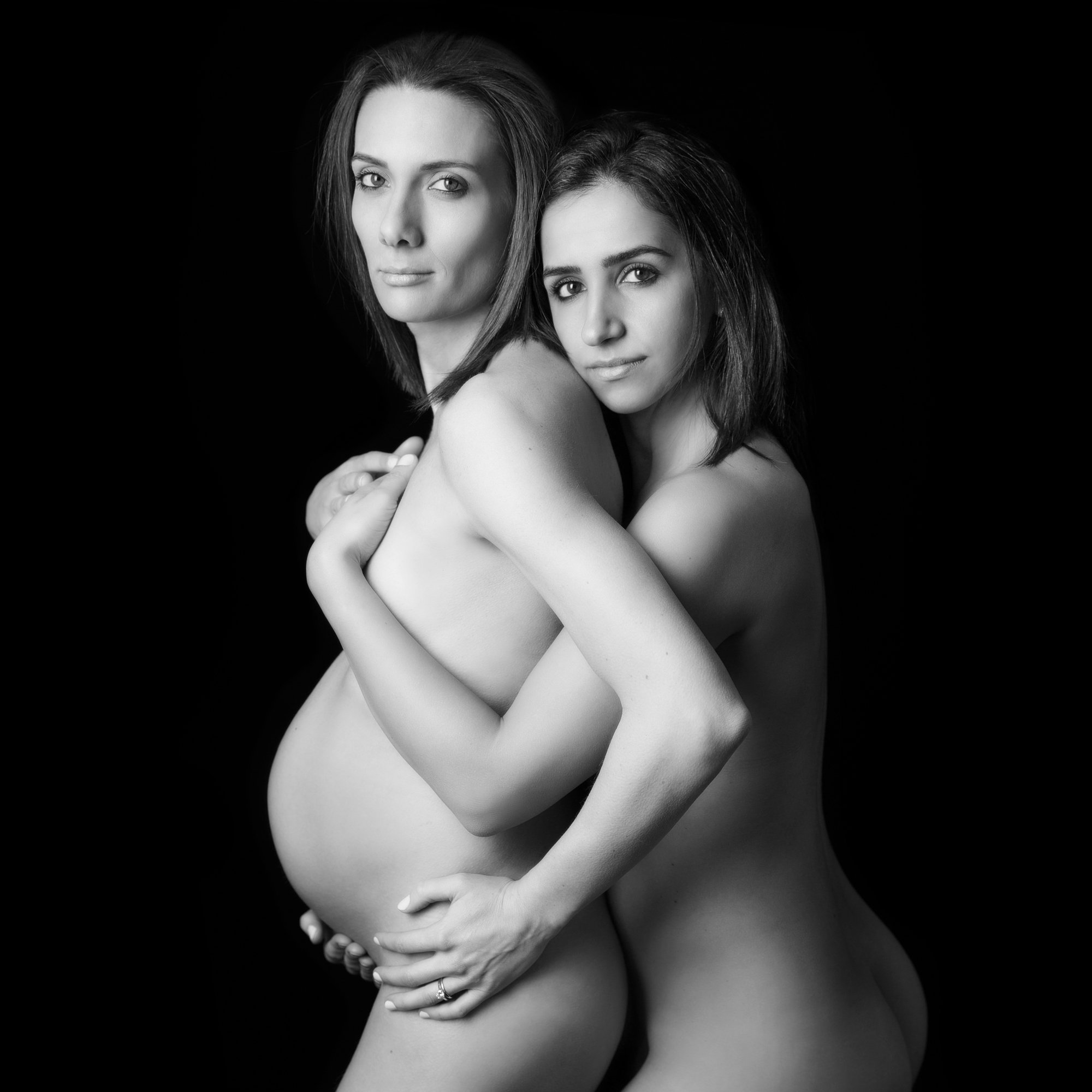 Lesbian Maternity Photoshoot Buckinghamshire
