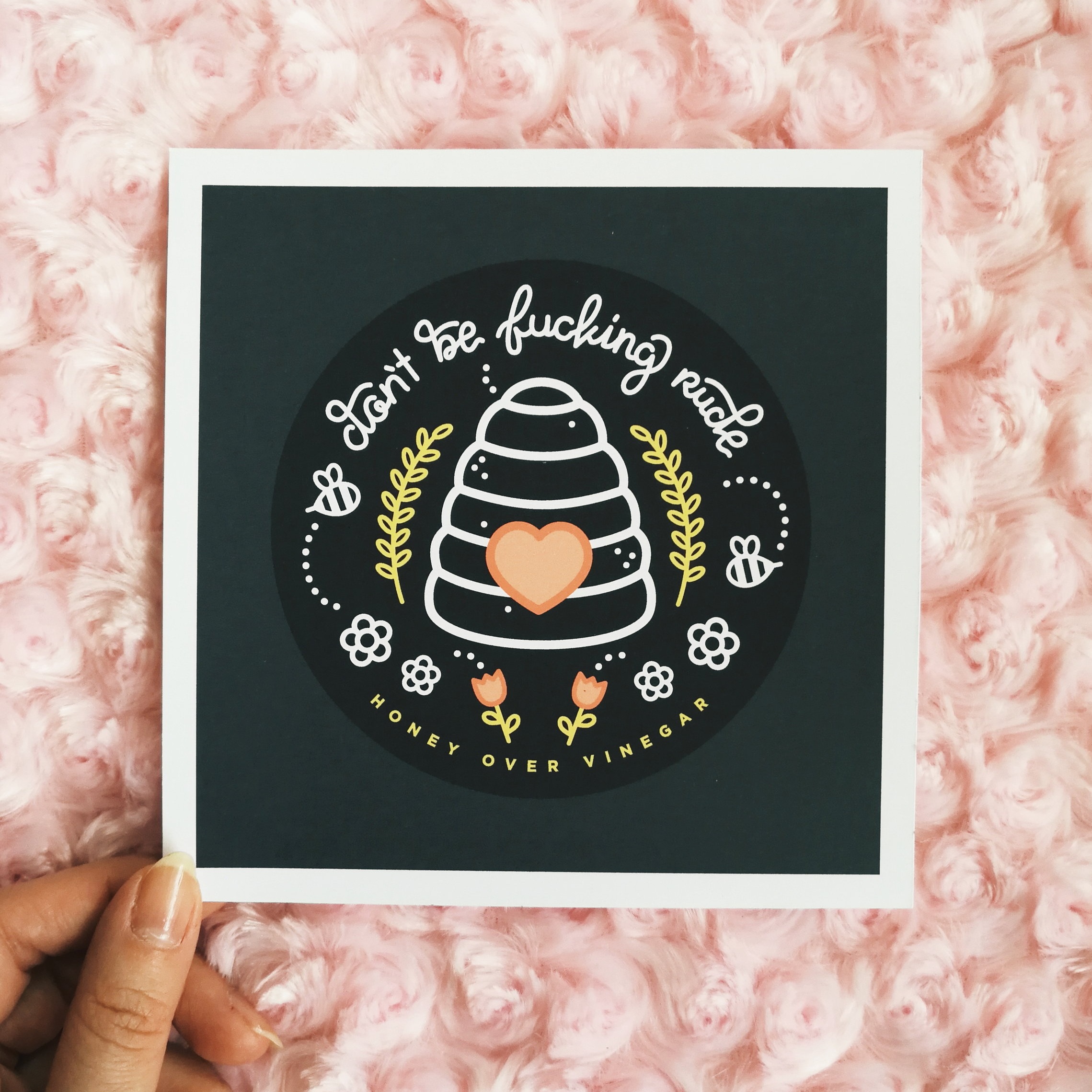 Don’t Be Rude Illustration + Lettering