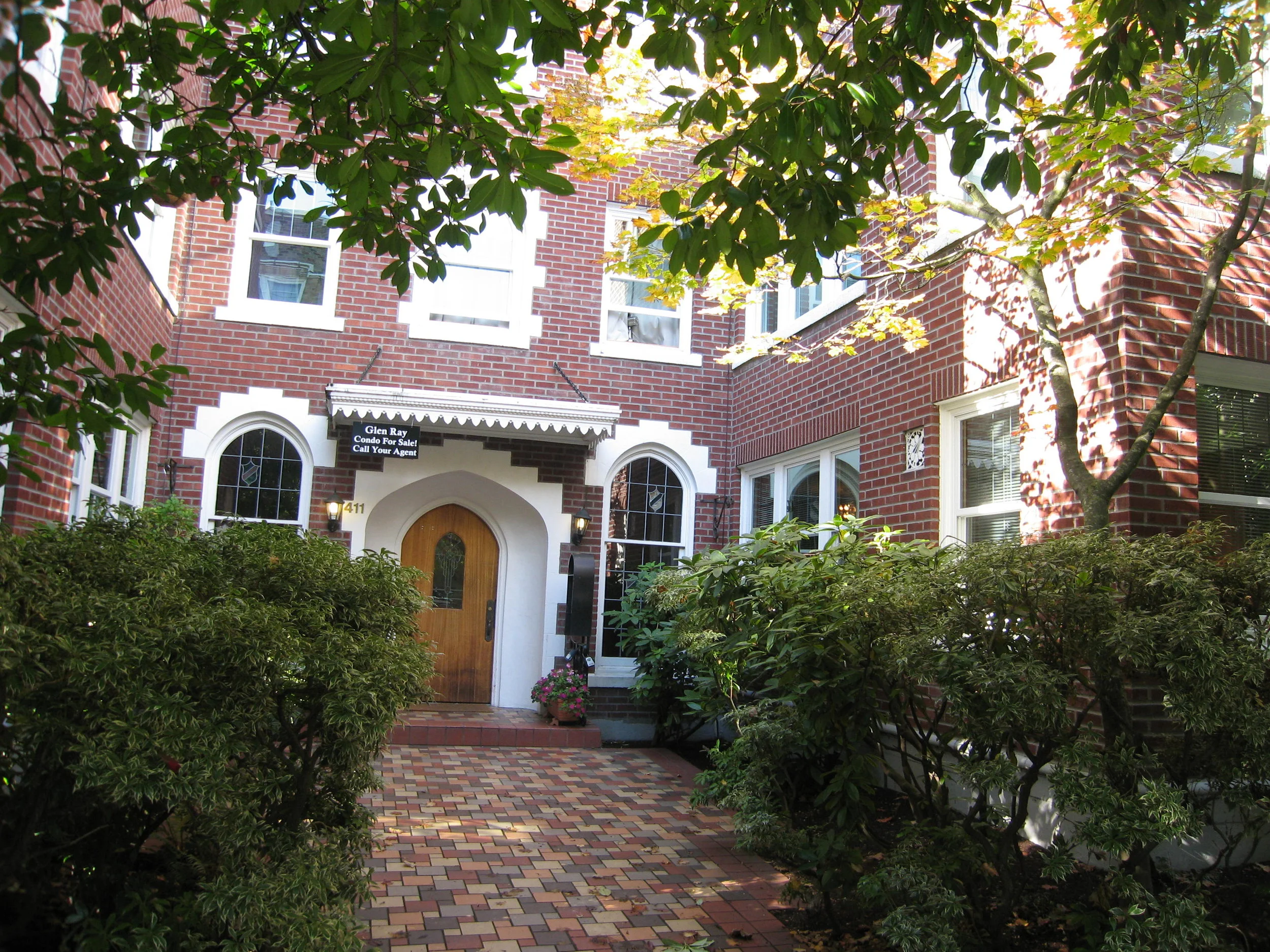 Building main entry court.