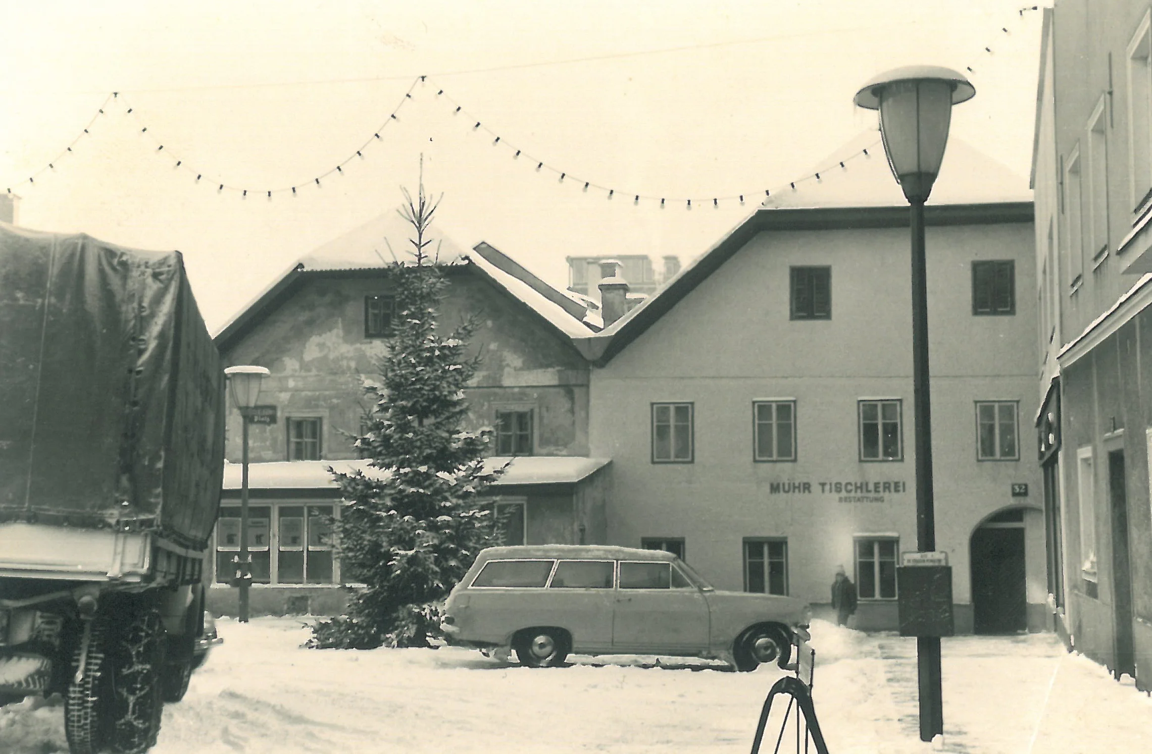 Fassadenansicht um 1968