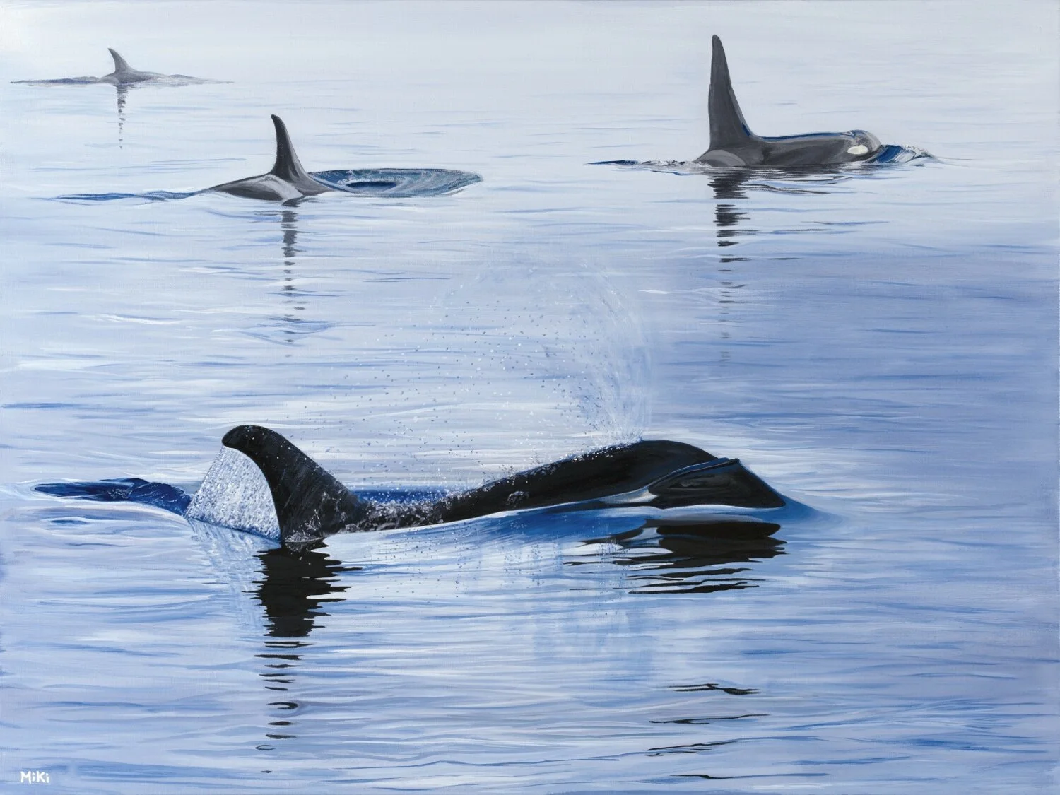  Acrylic on deep canvas  Framed  30” x 40”  SOLD 