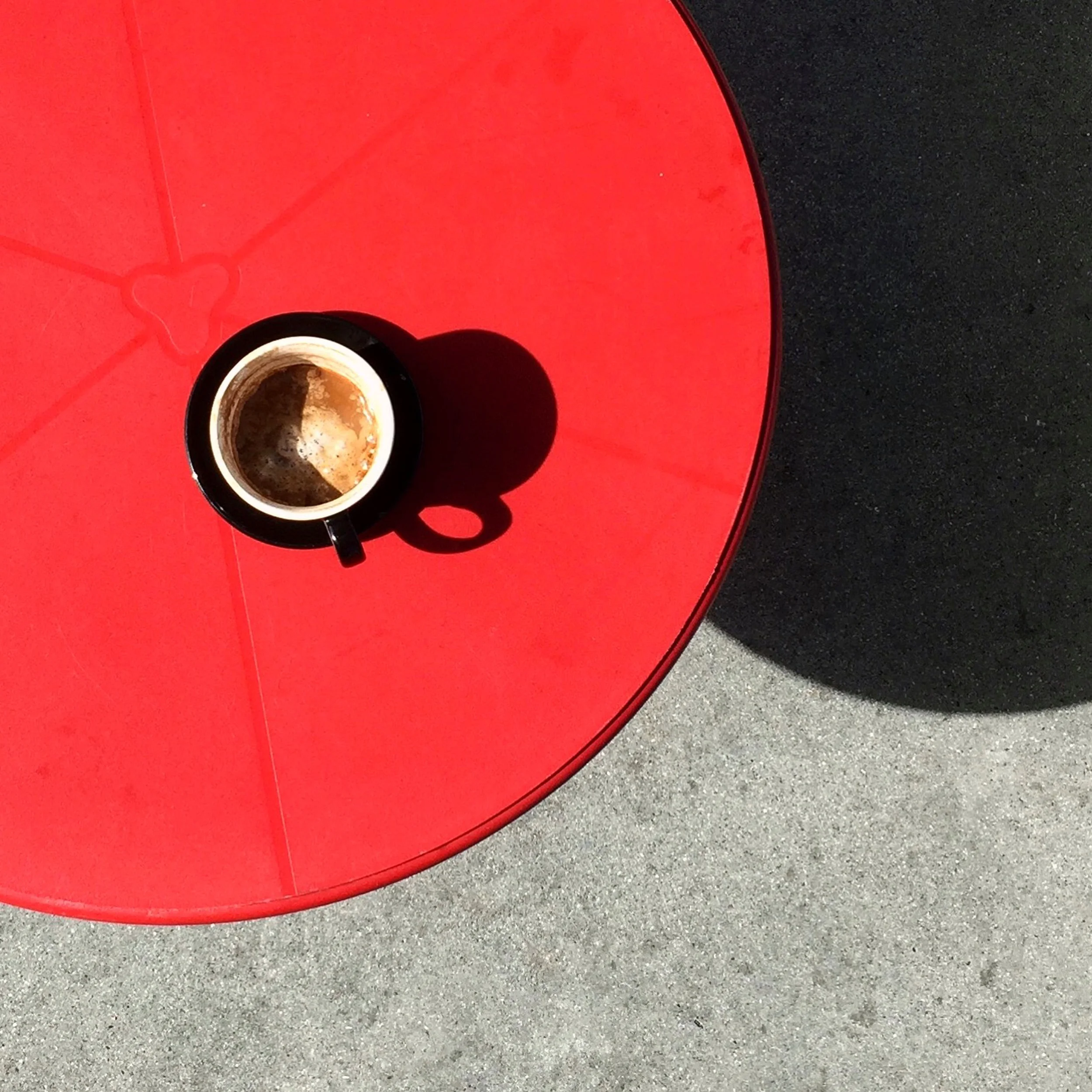 Coffee in the sun