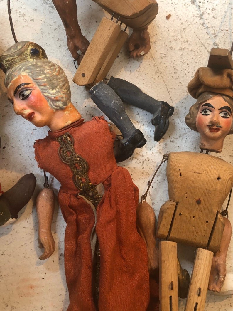 Vintage Collection of Punch and Judy Puppets Czechoslovakia 0.2.jpg