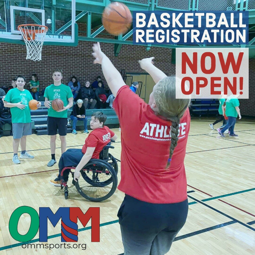 The wait is over...we're excited to kick off 2023 with the return of OMM Basketball! The session will start Sunday, January 8, so registrations open up TODAY! We're looking for athletes and buddies (family members or volunteers that are 12 years old 