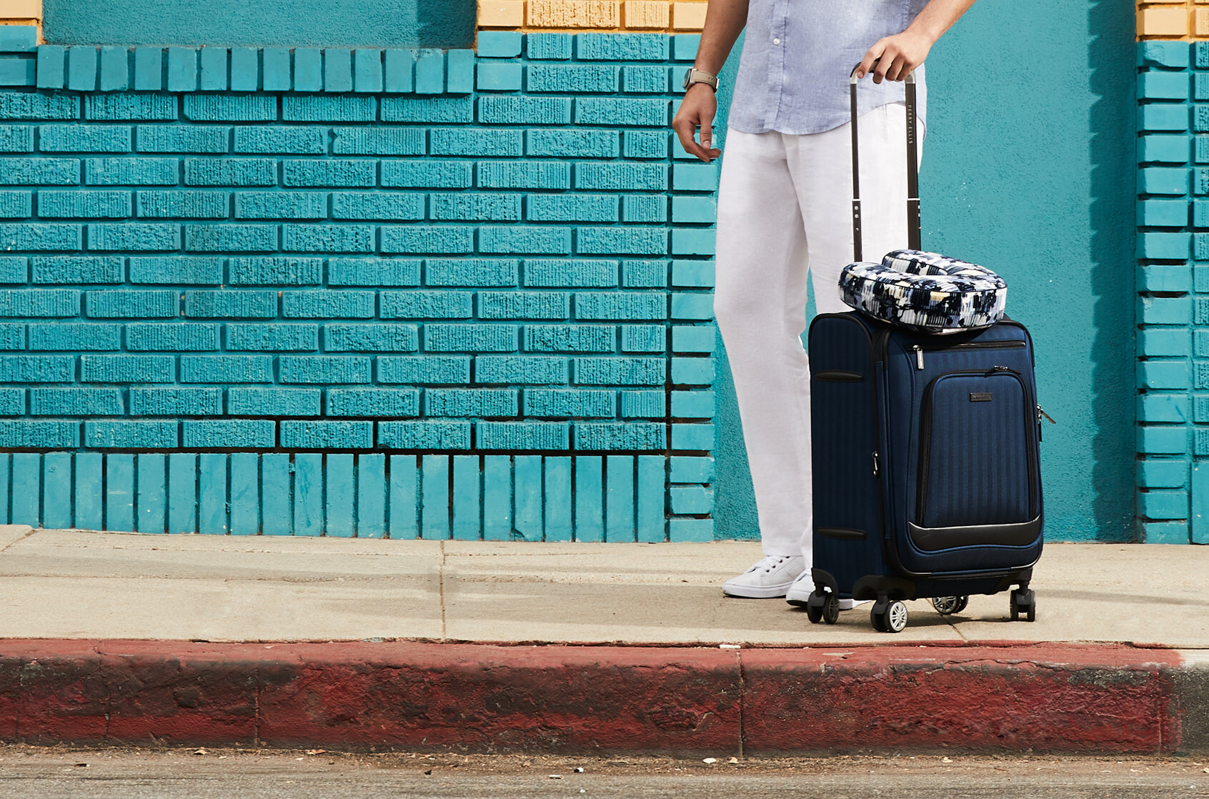 ARISTOCRAT Airstop Cabin Luggage- 63Cm, Blue, Hardcase, 4 Wheels,7 Year  Warranty Check-in Suitcase 4 Wheels - 25 Inch ELANZA BLUE - Price in India  | Flipkart.com