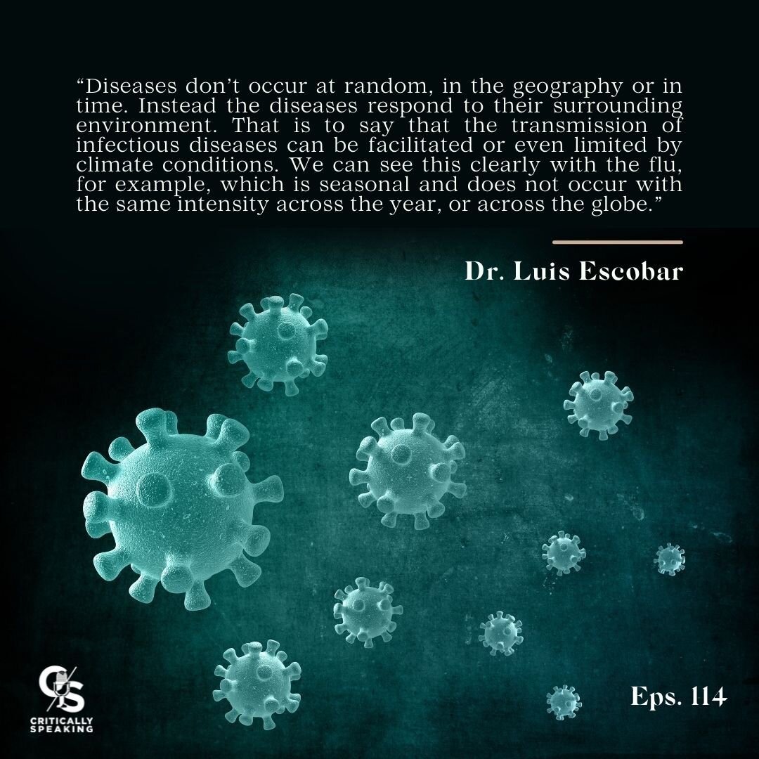 We have all heard a lot of conflicting information about infectious disease in the last year, and how &amp; why it develops and spreads. But, it is important to remember diseases do not occur at random, in their location or timing. 

We talked to Dr.