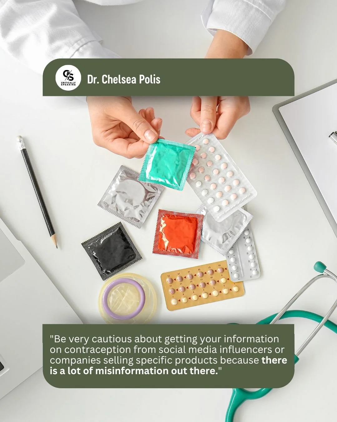 The most polished content about fertility tracking isn't always the most accurate.
Misinformation about hormonal contraception spreads rapidly across social media - often driven by influencers with financial ties to the products they promote, or by a