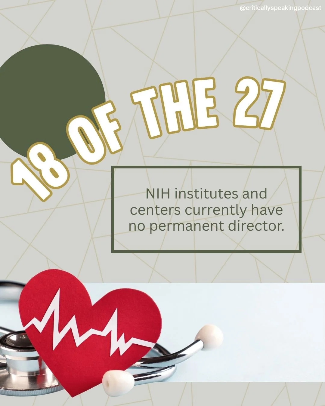 The agency responsible for the majority of the world's biomedical research is running without leadership.

This is not a bureaucratic gap. This is what happens when an administration treats science as a political threat rather than a public asset.

A