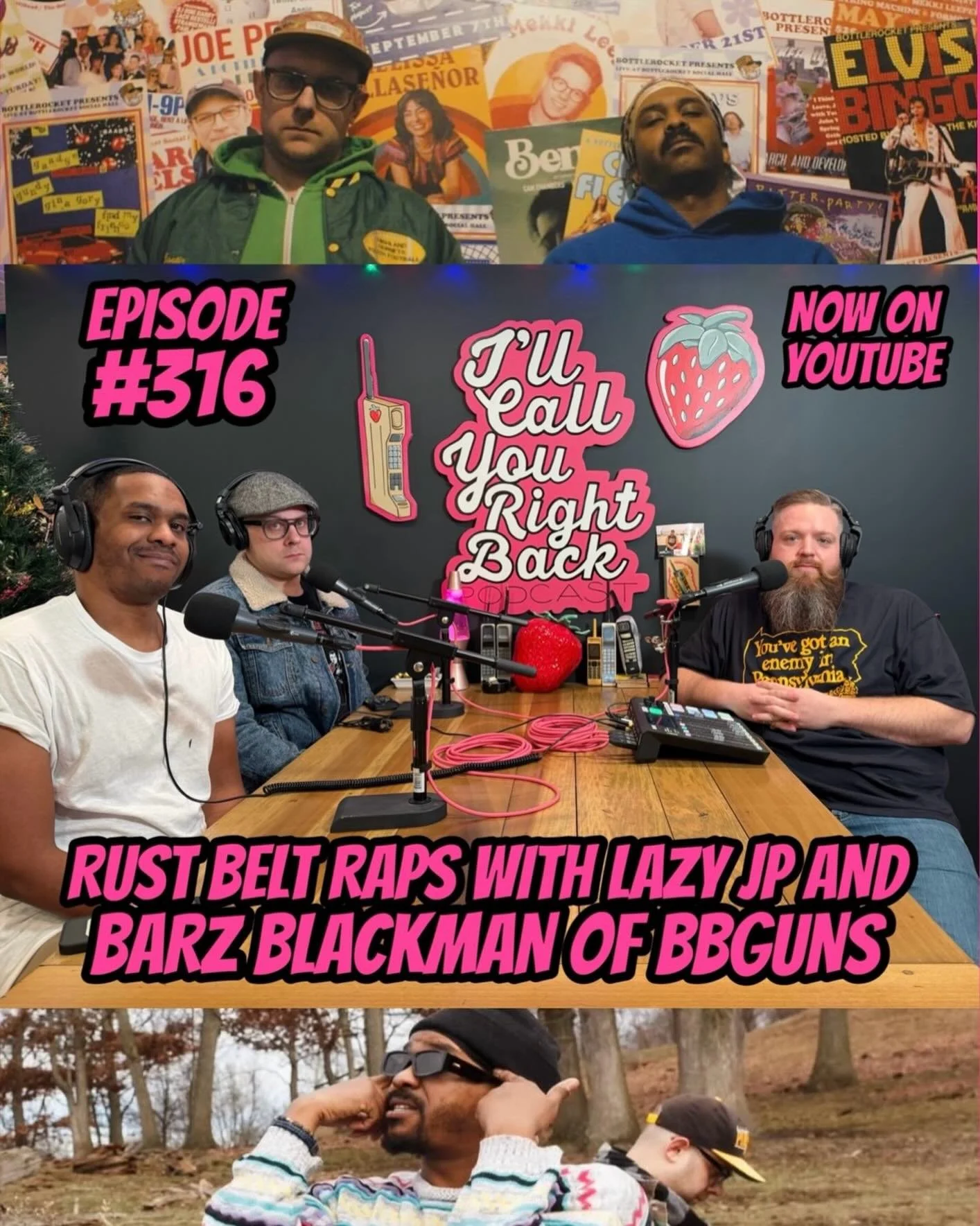 This week, I sit down with @slobthomas and @itsyoungleisure of indie hip-hop duo @bbgunspgh to talk about music, their writing process, and their brand new album &lsquo;Rust Belt&rsquo; that is out now everywhere! Enjoy the episode! 🔫🎙️

FULL EPISO