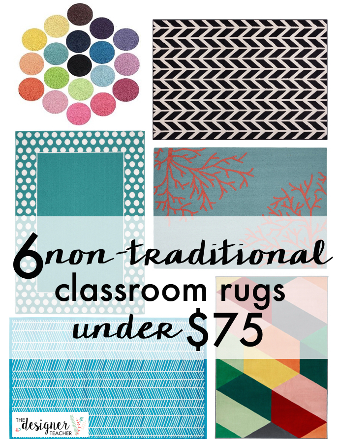 6 Non Traditional Classroom Rugs Under
