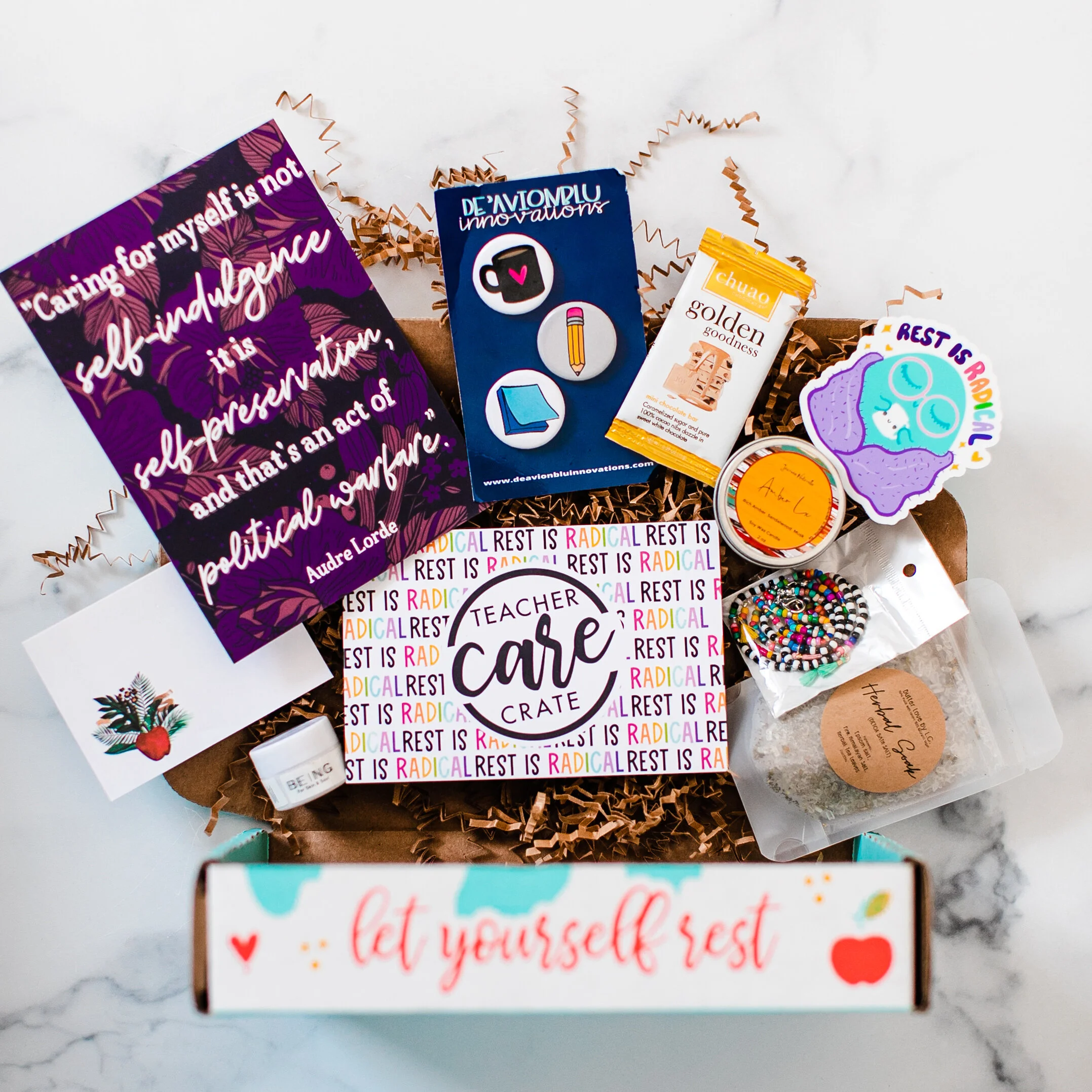 February 2021 Teacher Care Crate Unboxing