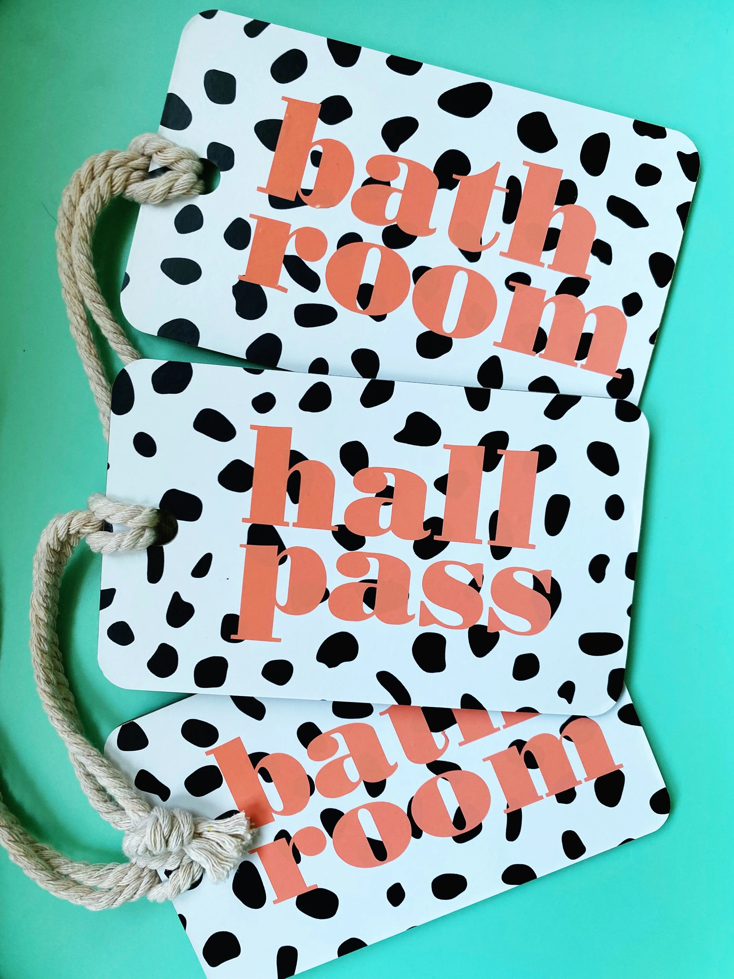 Make Custom Hall Passes With Your Cricut