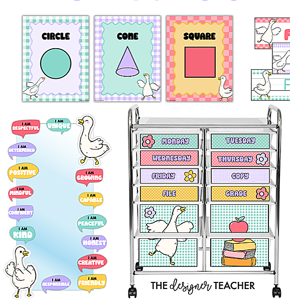 Creating a Whimsical Goose Themed Classroom