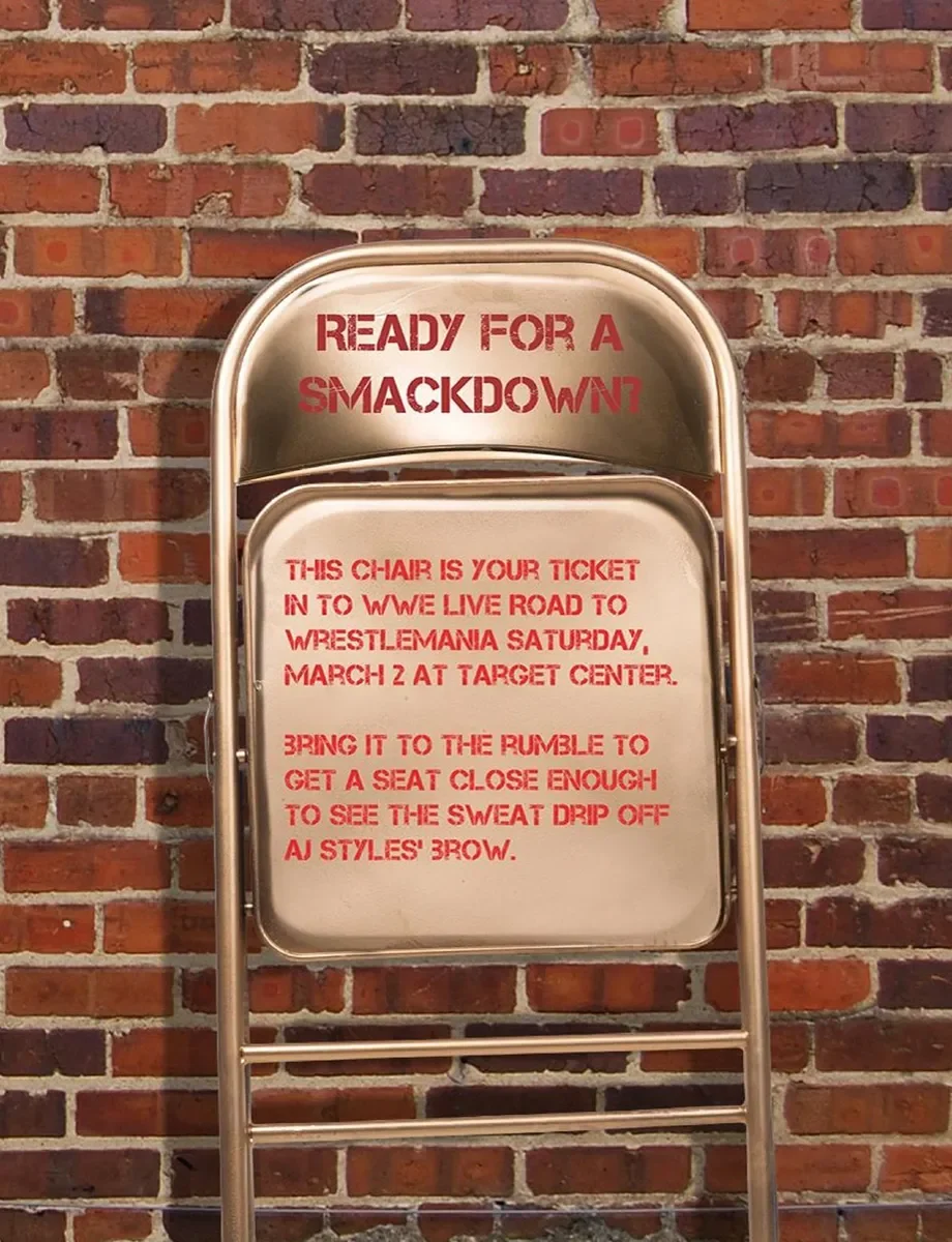 Read for a Smackdown- Grab a Chair