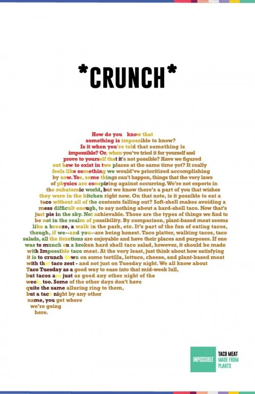 Impossible Foods- Crunch