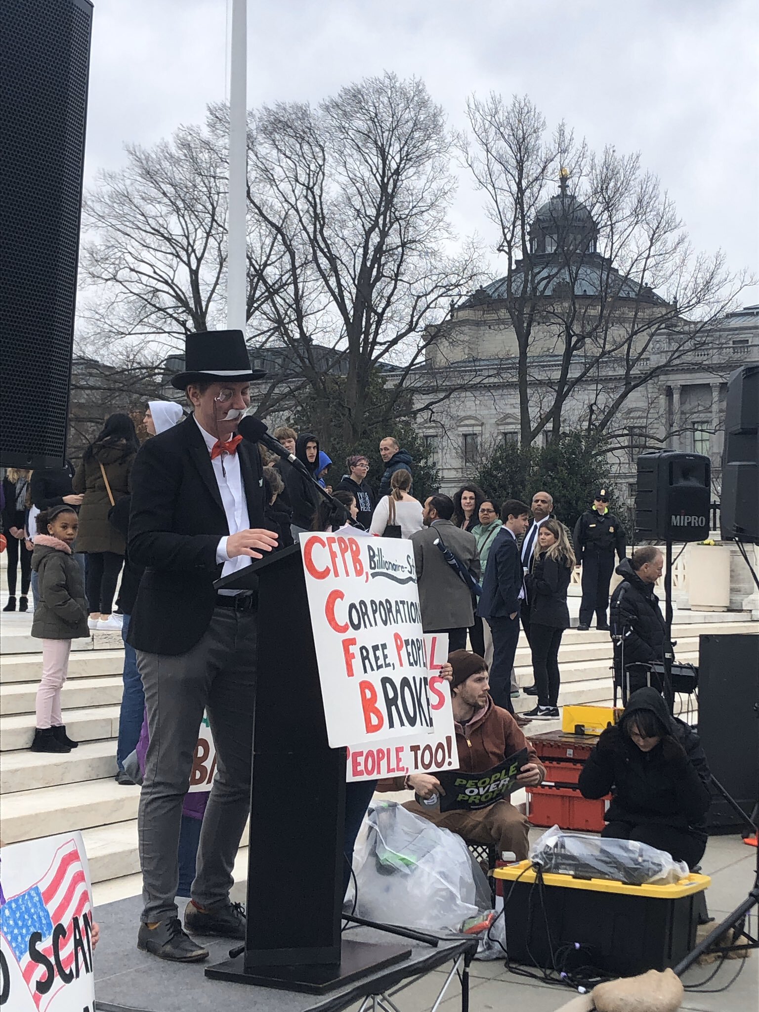 People for the American Way - Activists Rally at the Supreme Court to Protect Consumers
