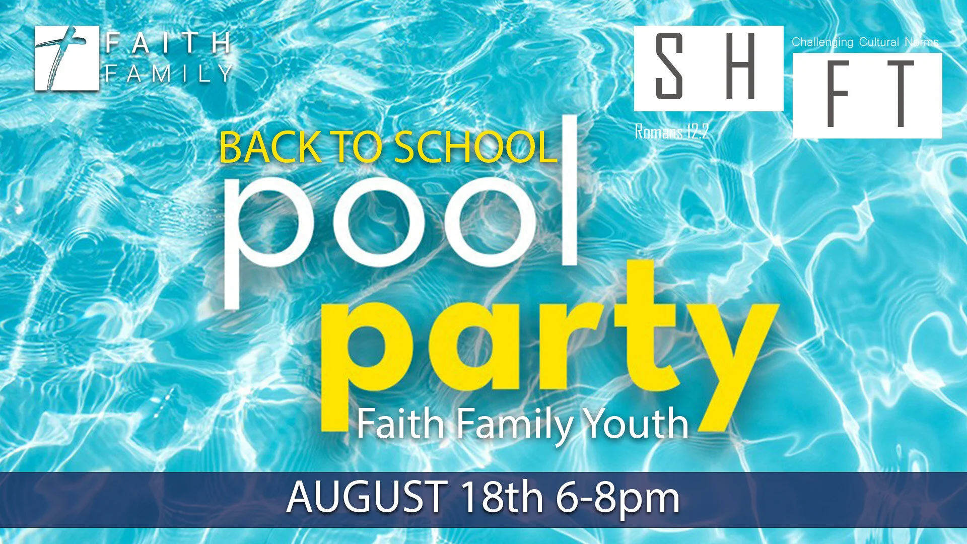 Back-to-School Youth Pool Party!