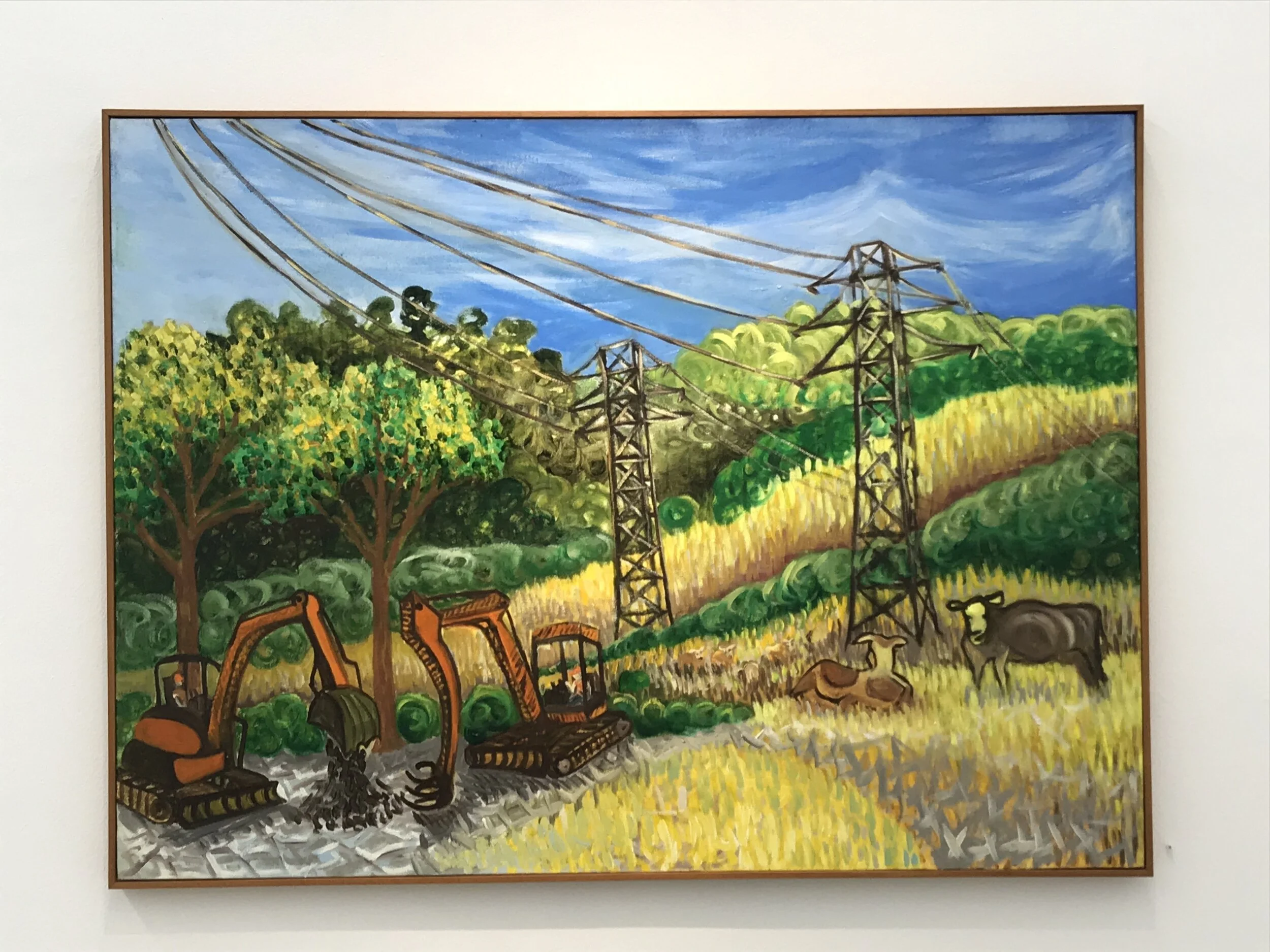 CA, Summer, oil on canvas, 34”x46”, 2019. 