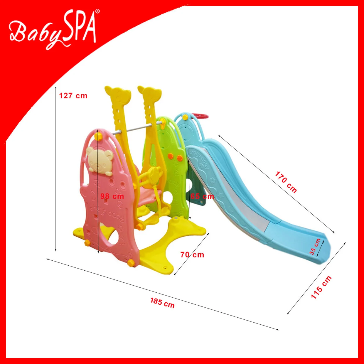 Children Kangaroo Swing and Slide 
