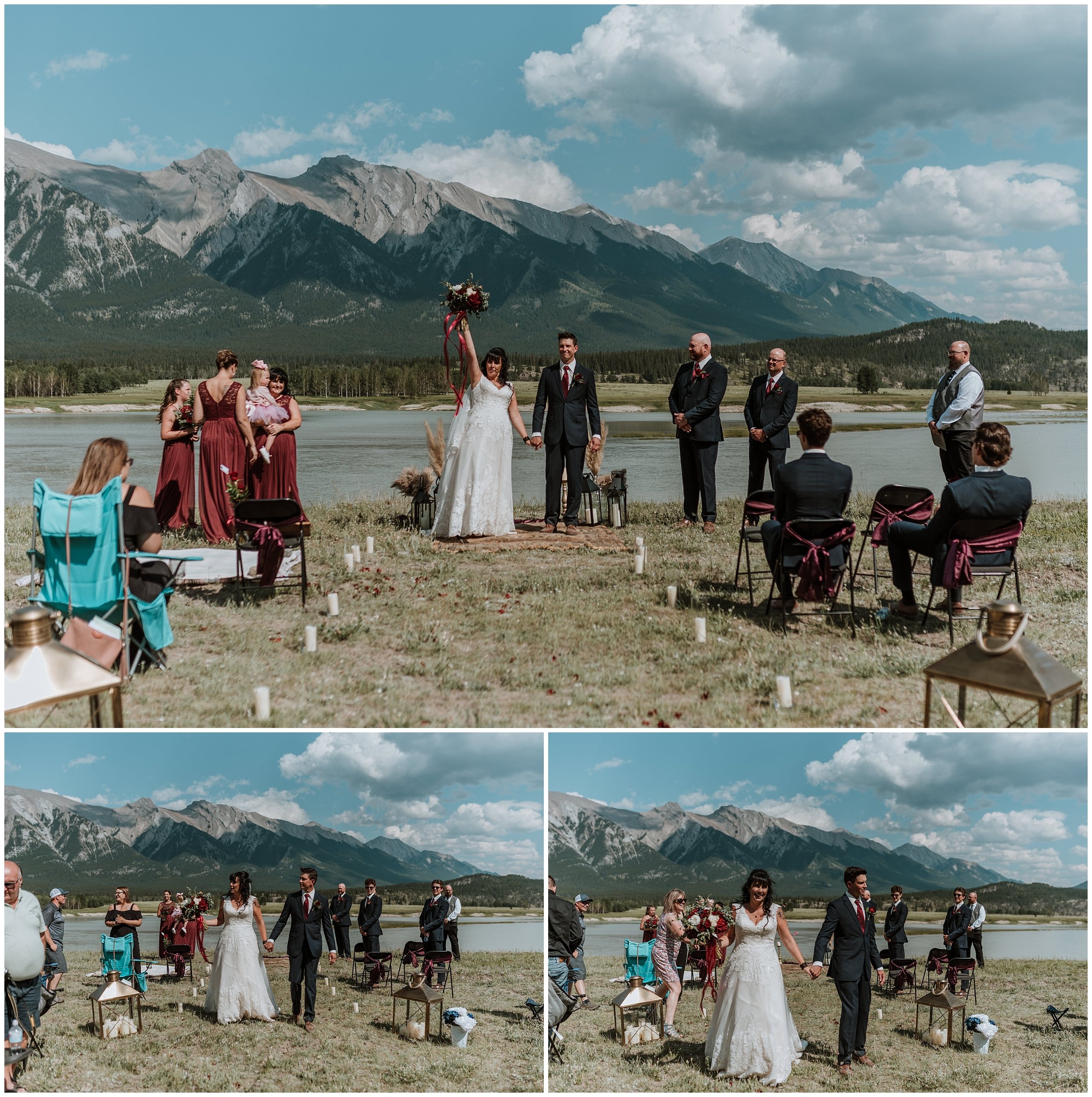 Abraham Lake Wedding