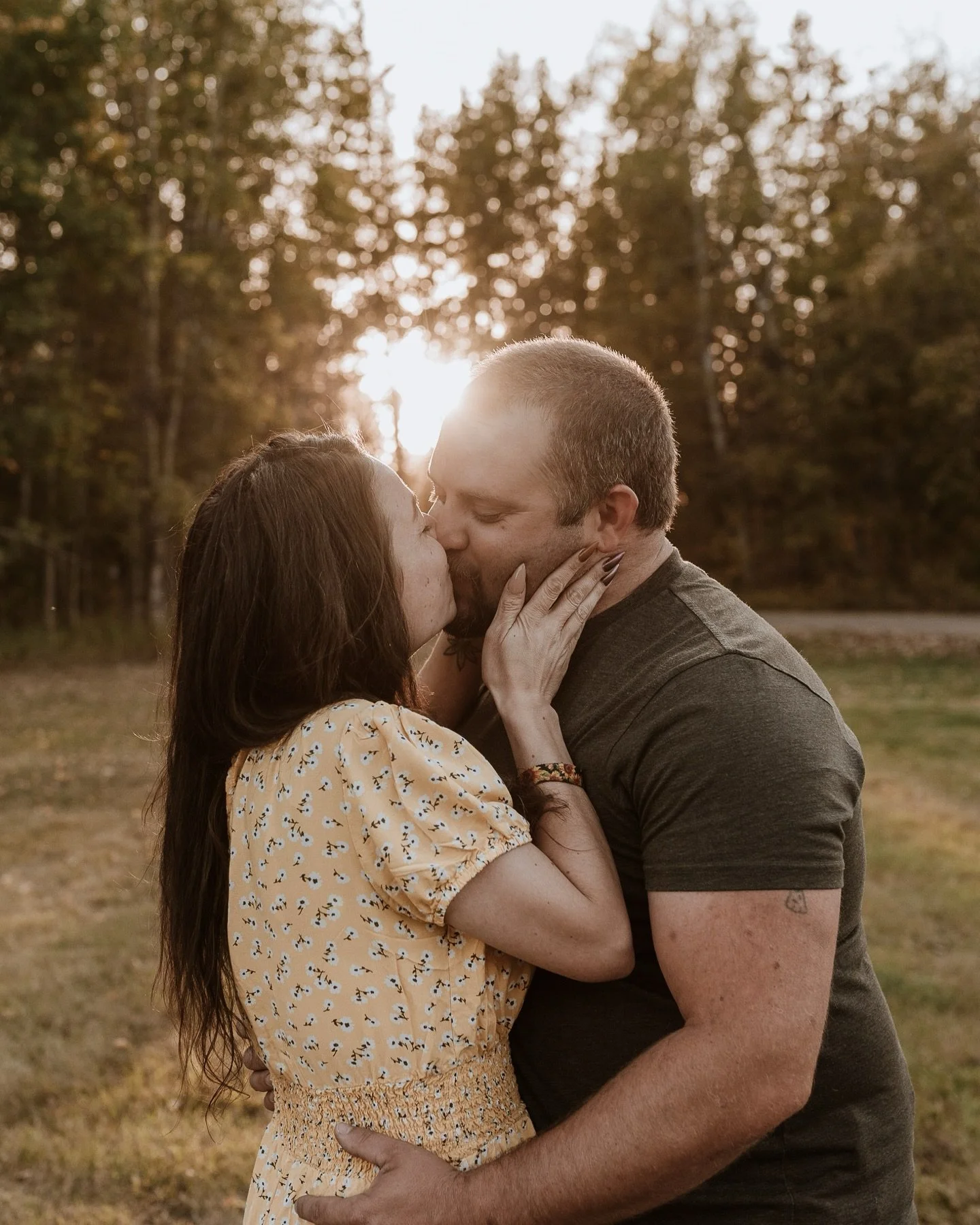 An anniversary session for these two. Went for a jaunt in the woods and then popped some bubbly.
