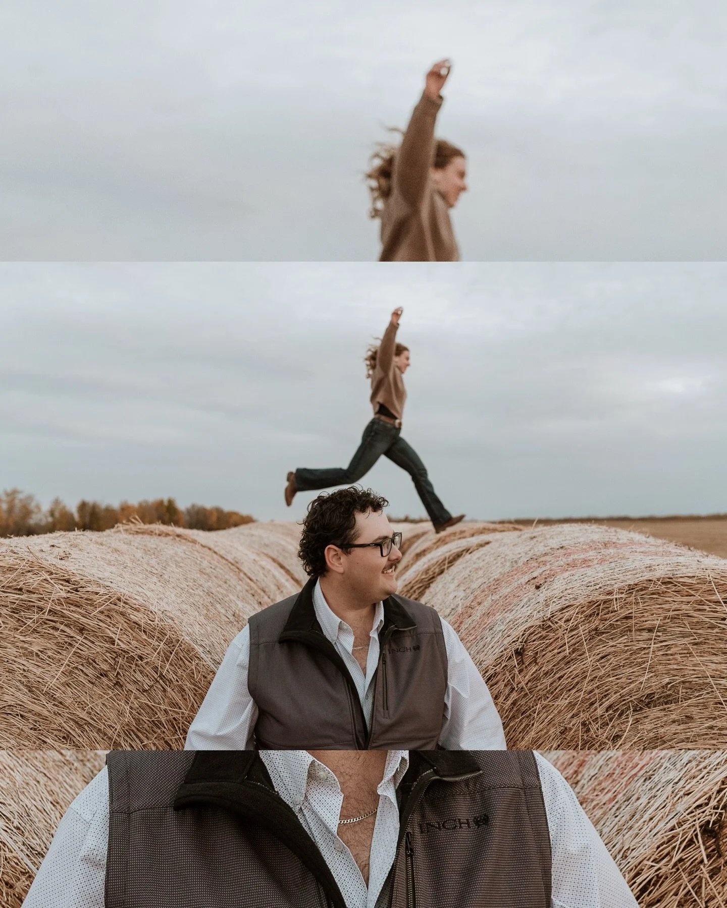 What a freaking fun session with Jess and Nick on some family land. She surprised him with this session and they absolutely killed it, even Nicks cows were ready for their closeup. Lucky that they&rsquo;re in our community, such a sweet friendly bunc