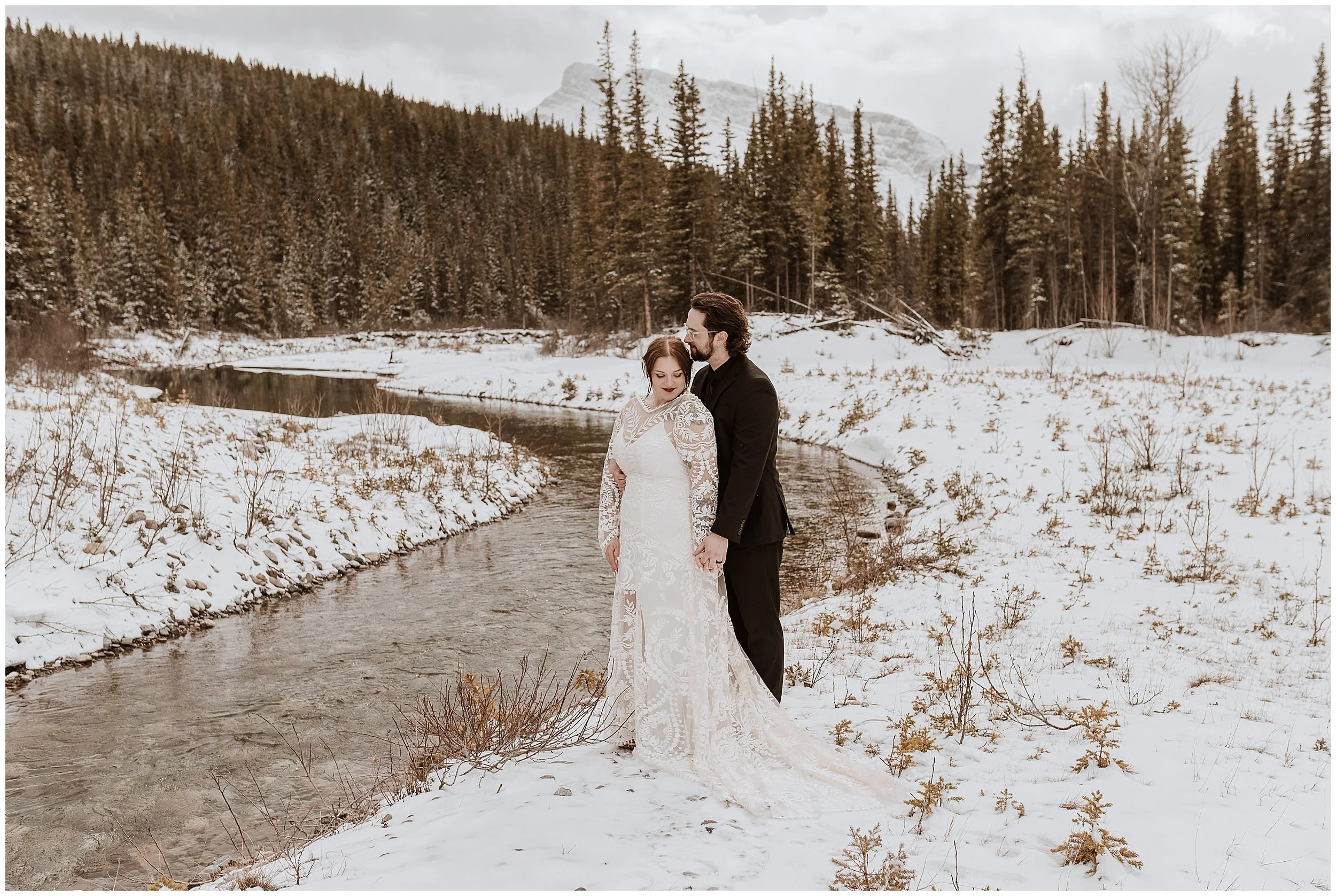 Canmore Winter Wedding Photographer