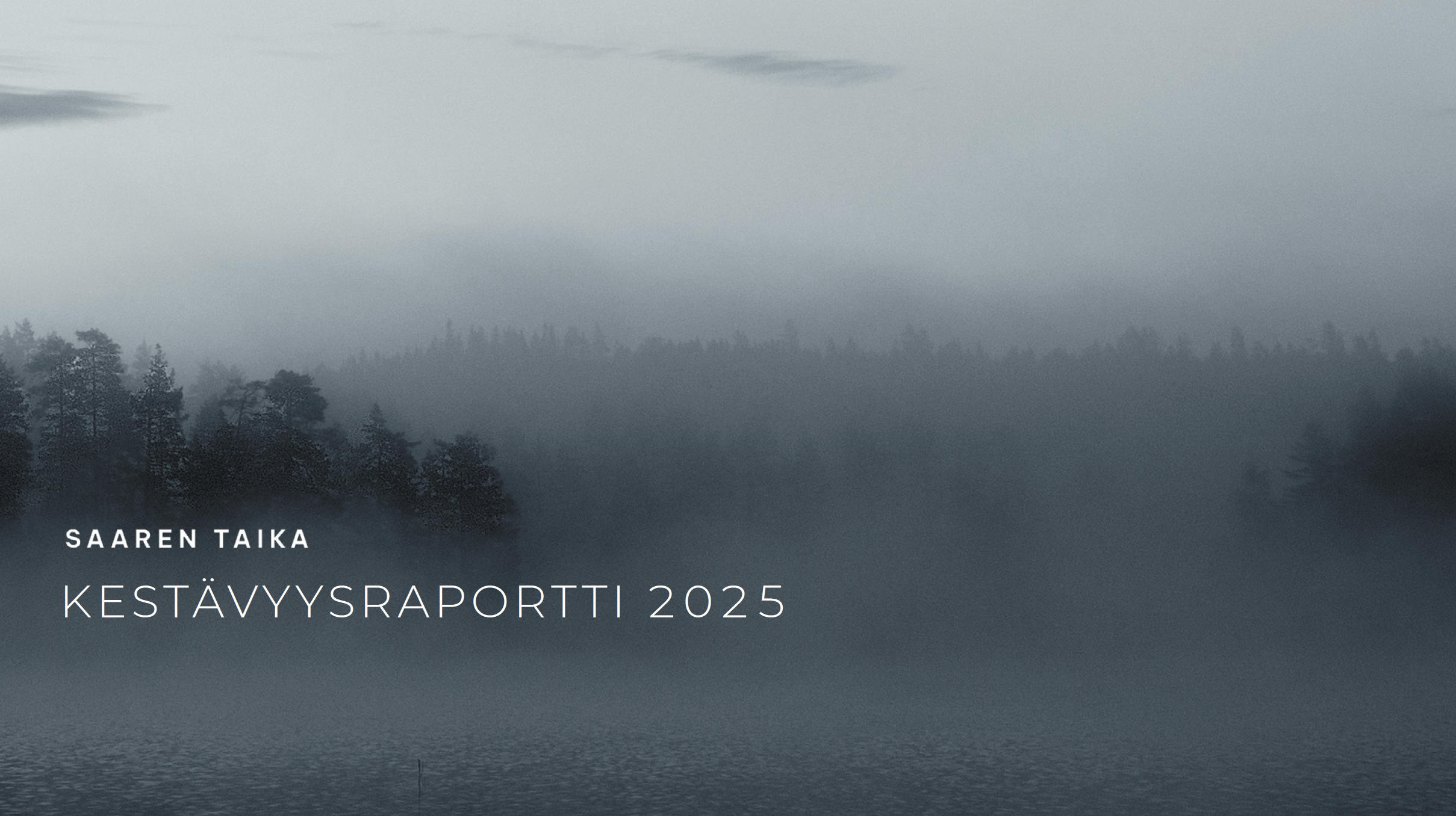 Saaren Taika VSME-kestävyysraportti 2025 kansi