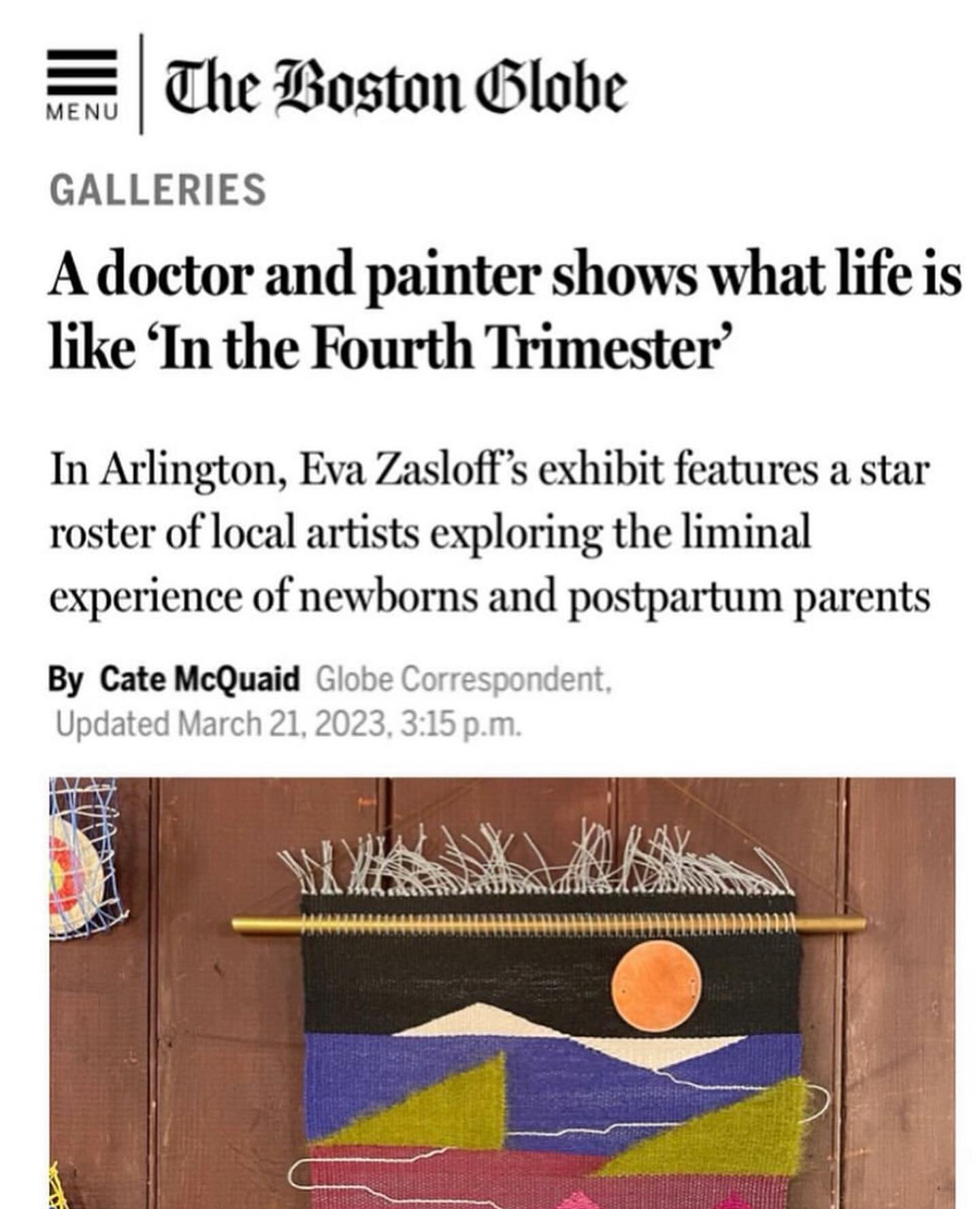 Thank you @bostonglobe  @cate.mcquaid for writing about our practice 🤍What an honor. This began a few weeks ago when our practice manager Meg Cunningham noticed that our list of babies was getting close to 500! She brought up that maybe this calls f