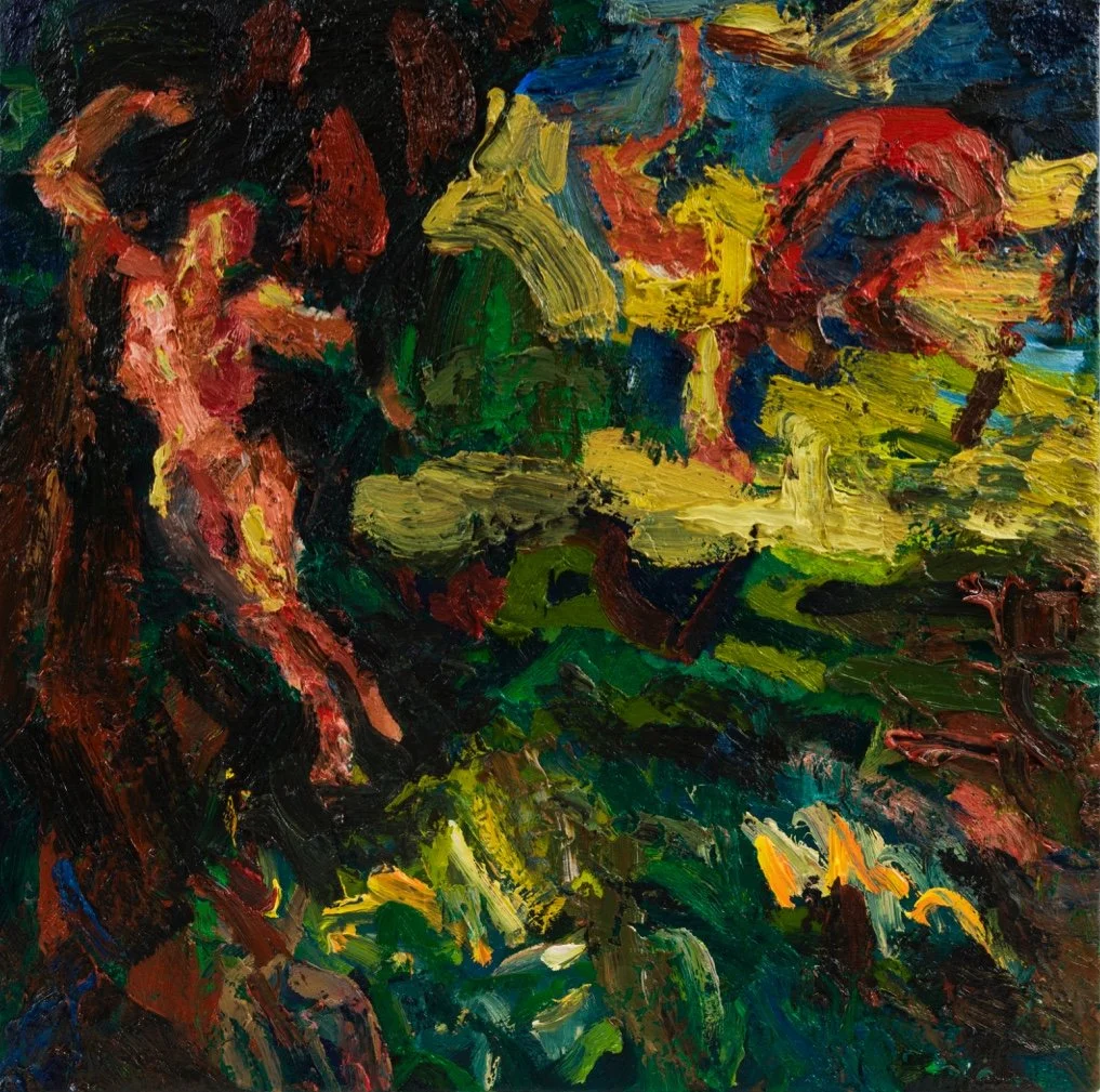 Transcription Perseus and Andromeda (Titian) 2022 (75x75cm) oil on canvas.jpeg