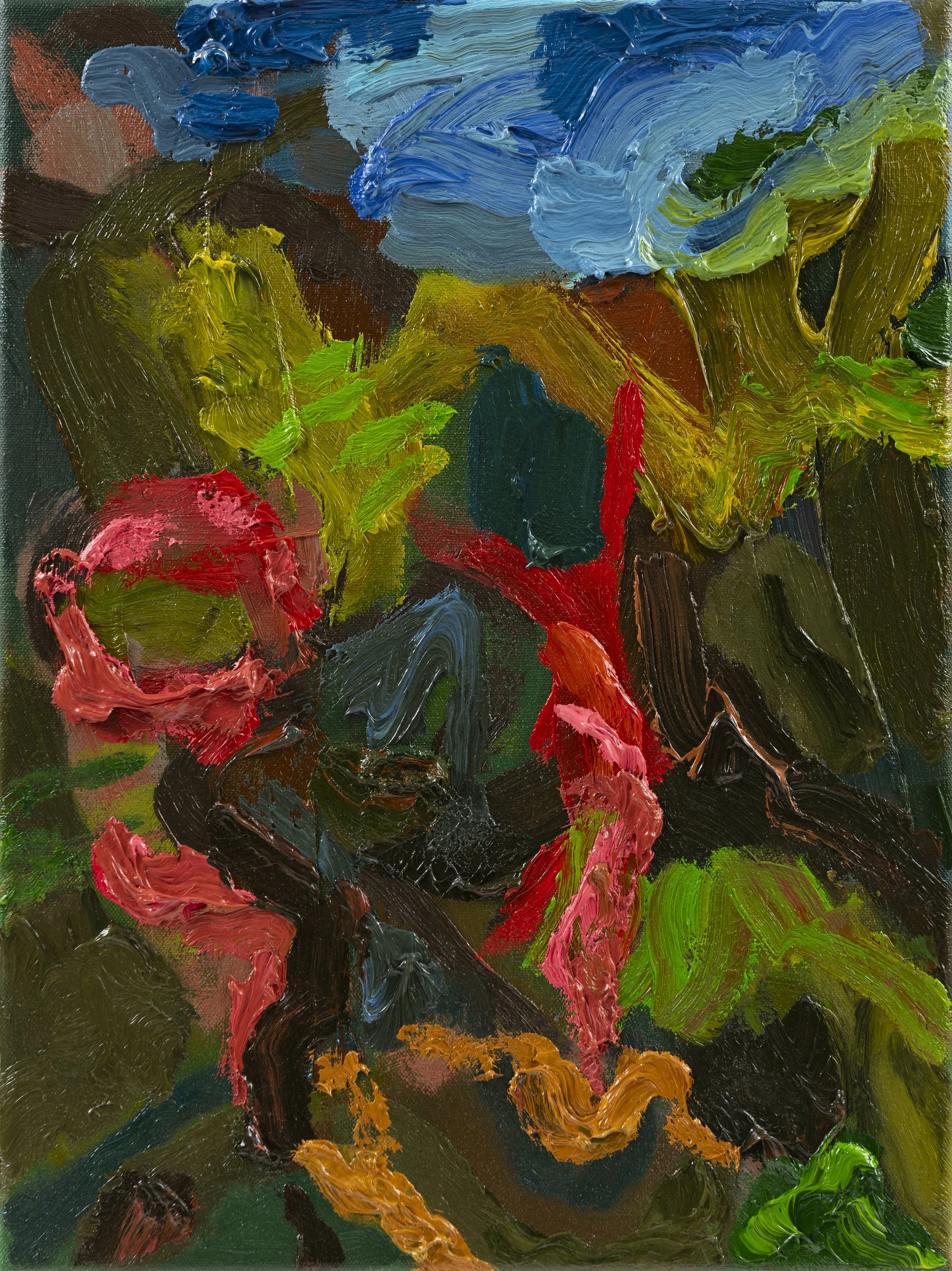 Hortus Conclusus III (2024) Oil on canvas (40x30cm)
